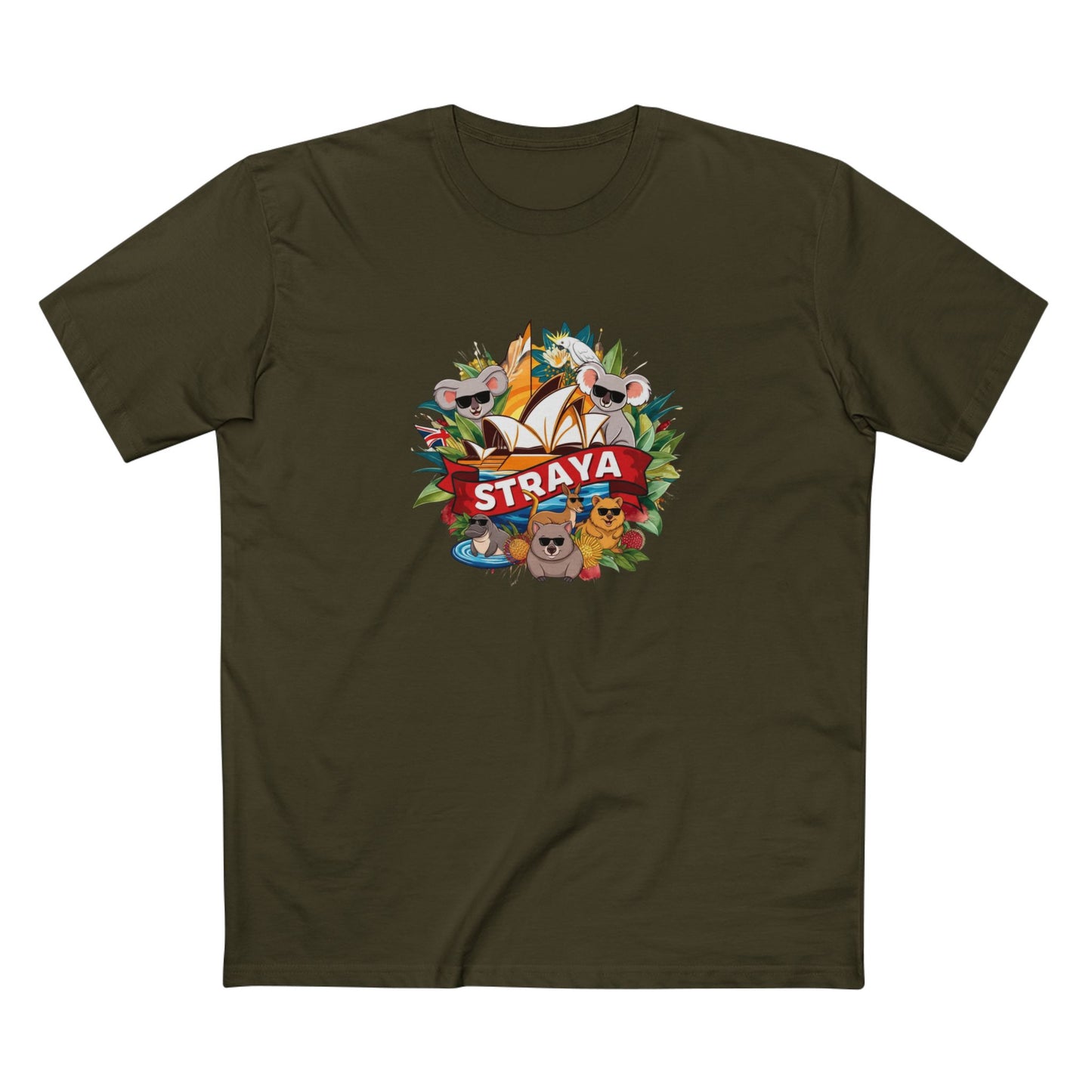 Straya Aussie Wildlife Graphic Tee
