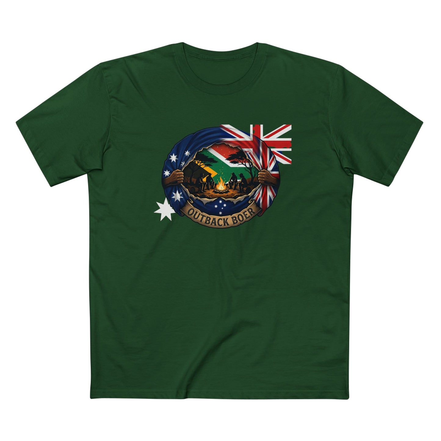 Outback South African / Australia Flag Graphic Tee