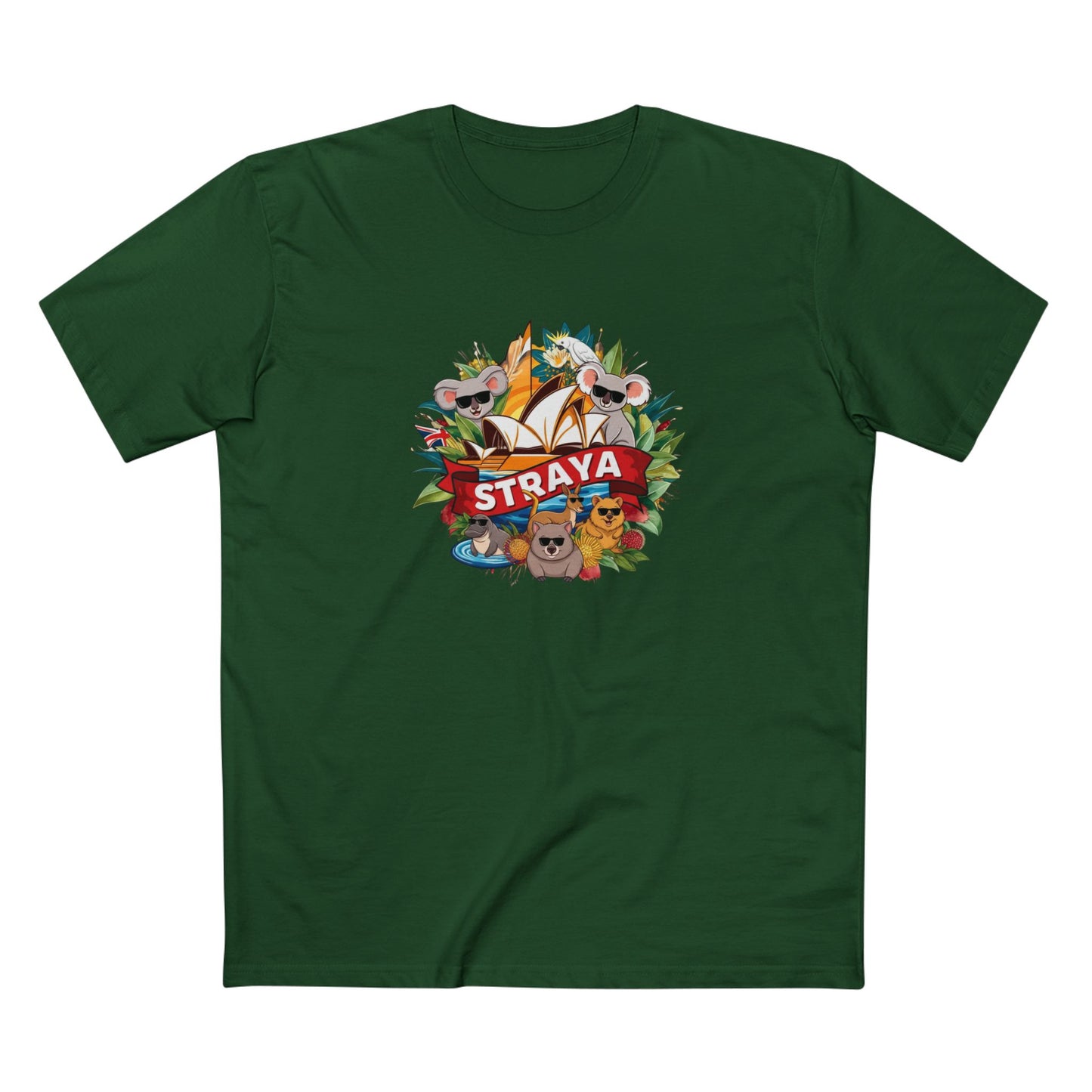 Straya Aussie Wildlife Graphic Tee