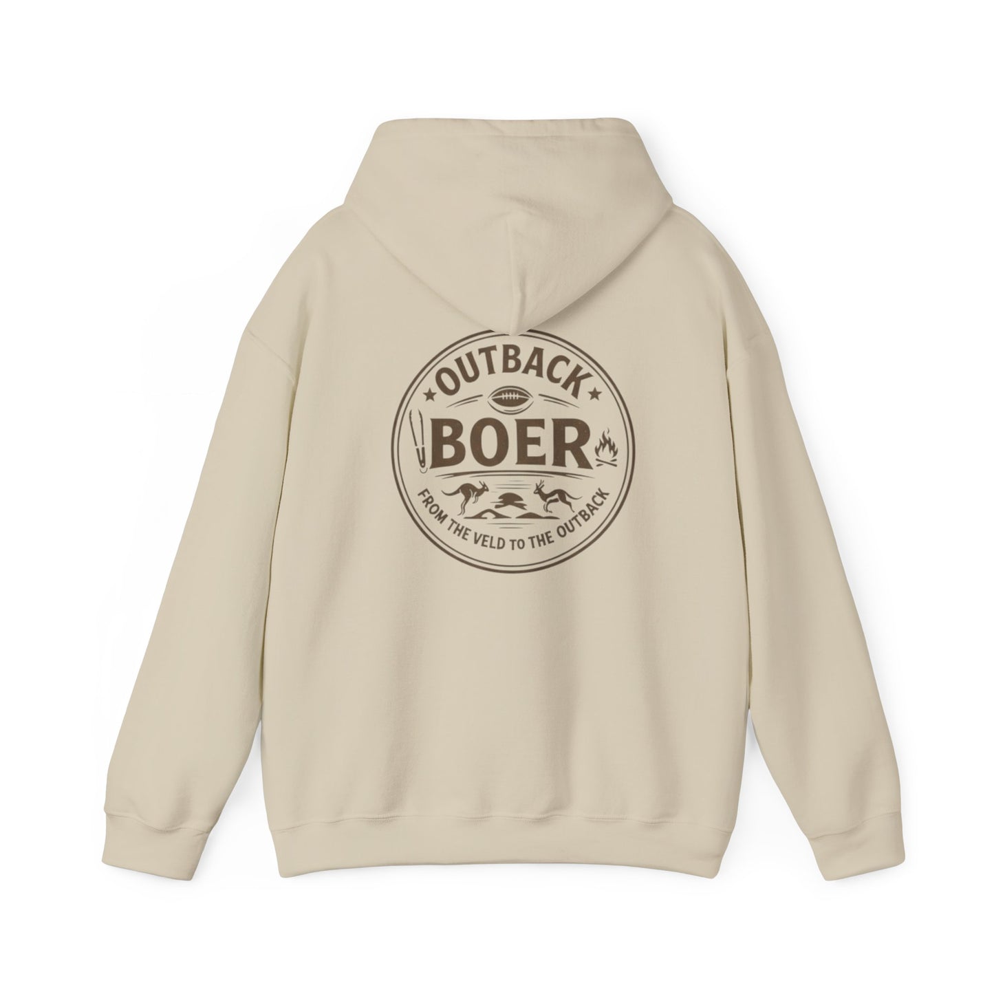 Outback Boer Hoodie – Vintage Ranch Logo Pullover