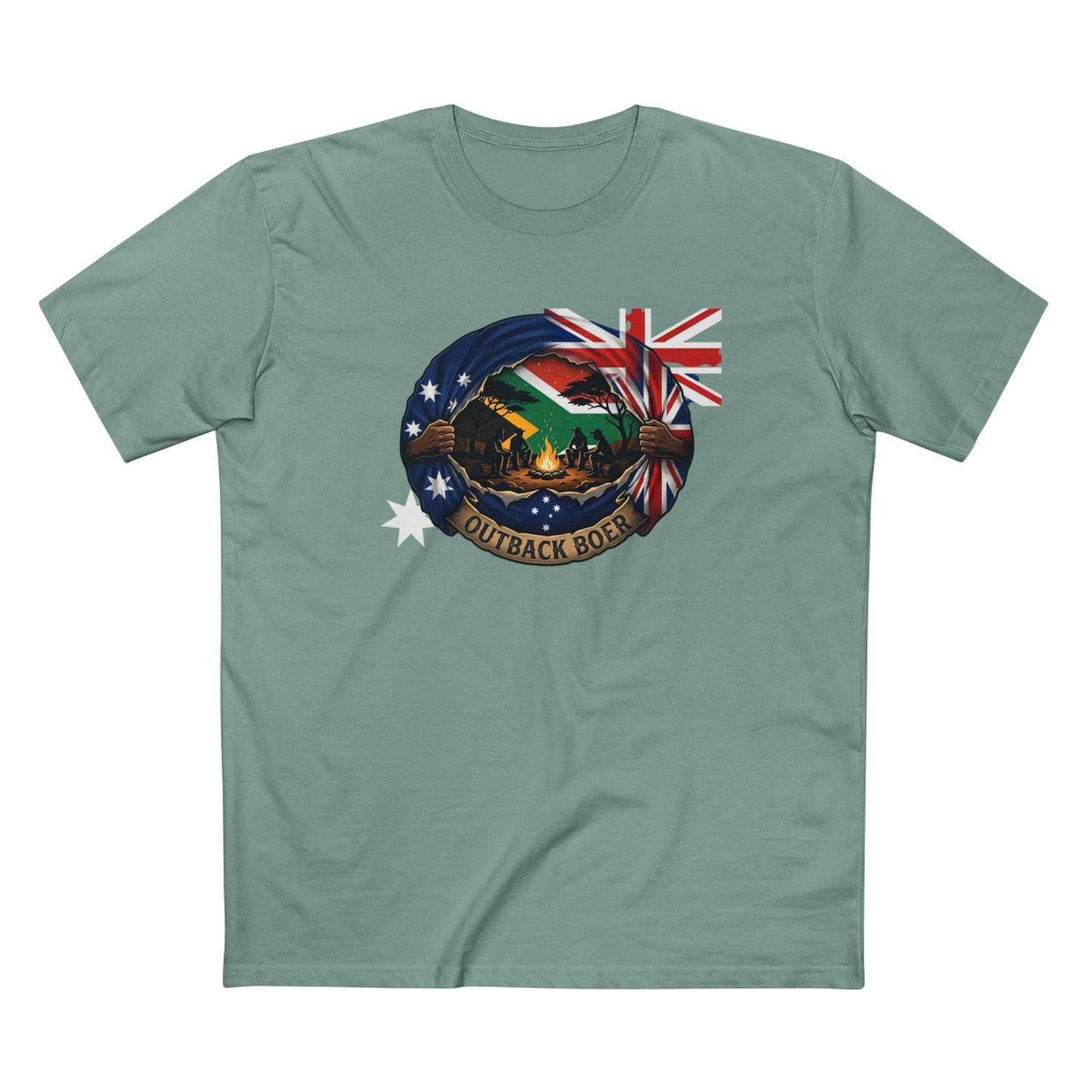Outback South African / Australia Flag Graphic Tee