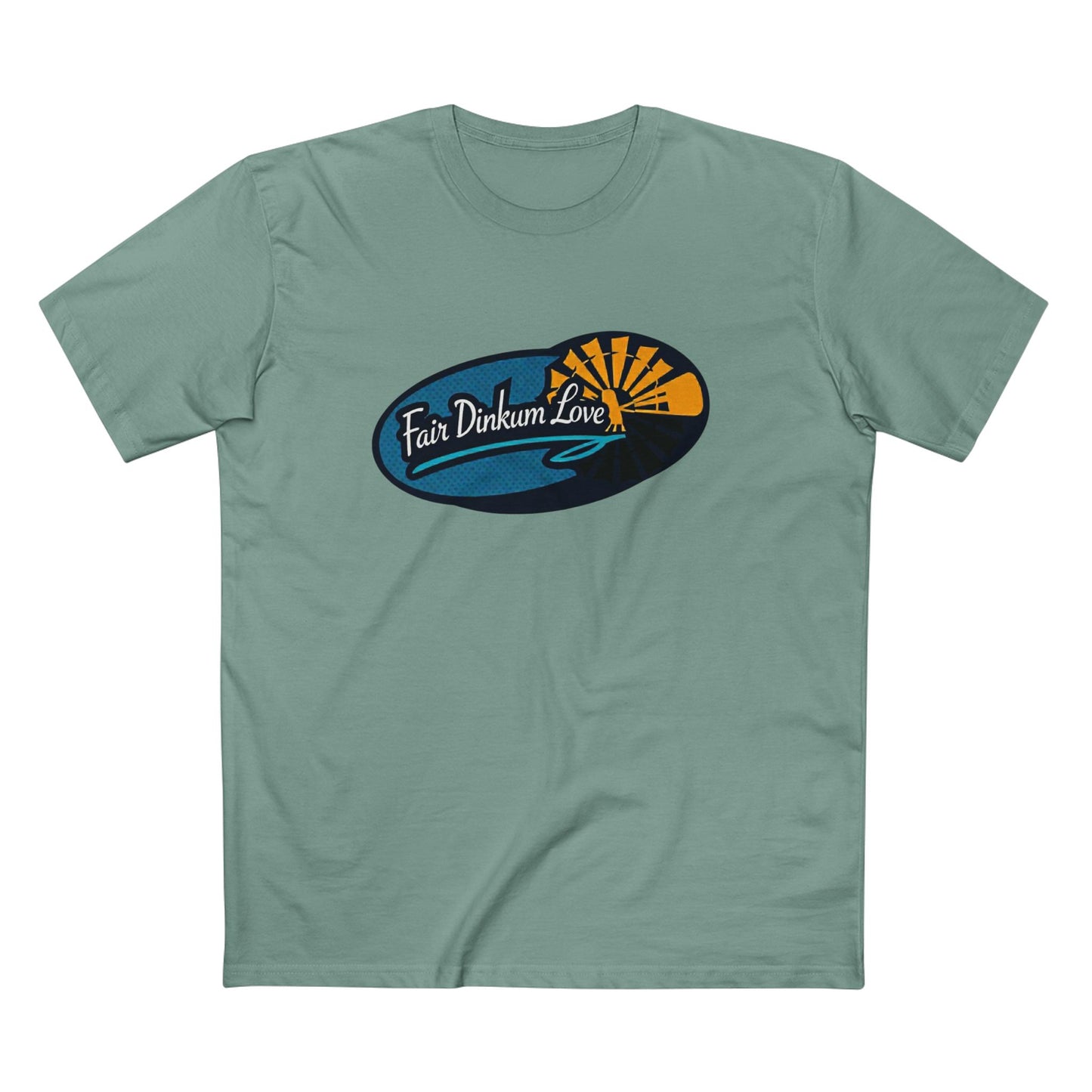Fair Dinkum Love Tee — Vintage Surf Sunset Graphic T‑Shirt