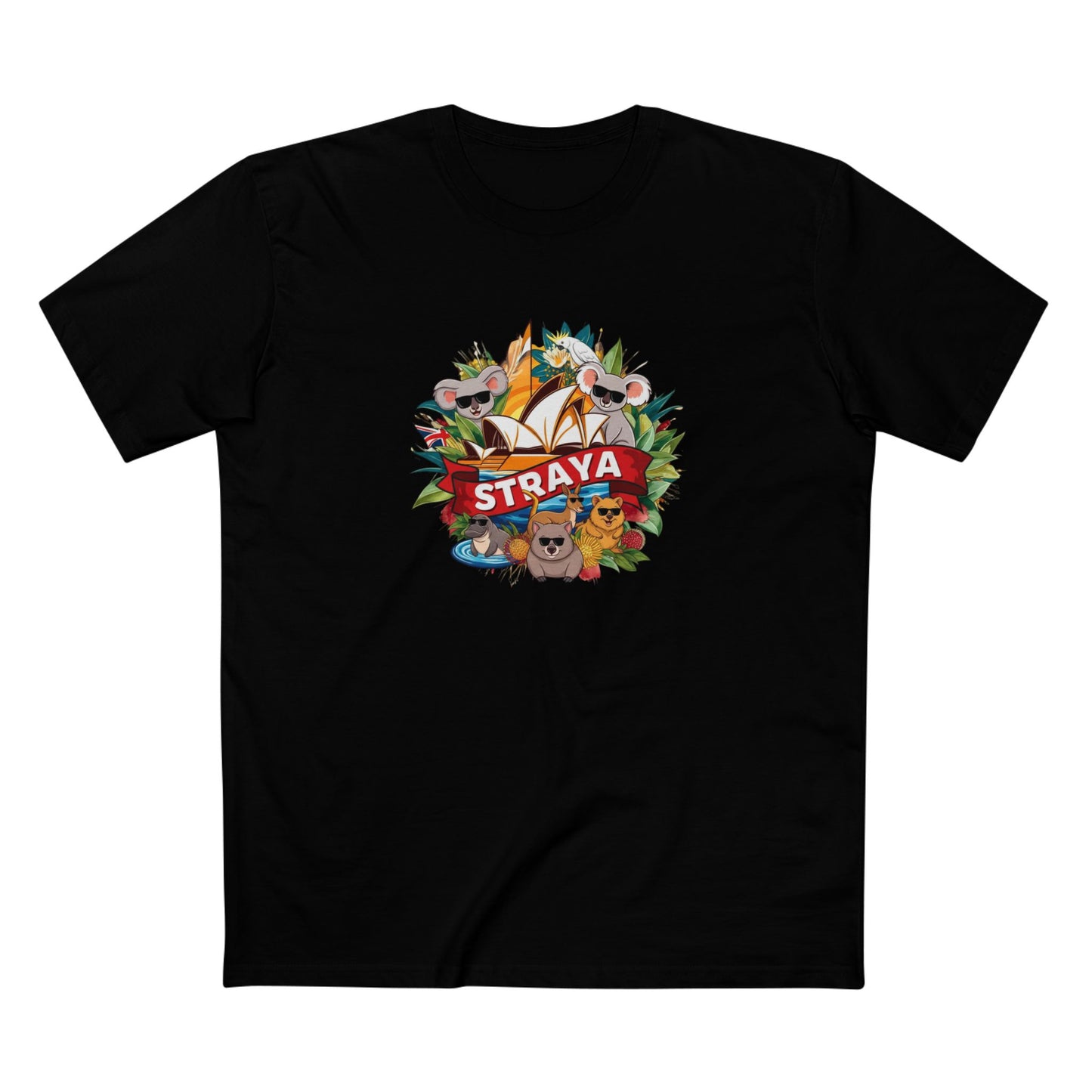 Straya Aussie Wildlife Graphic Tee