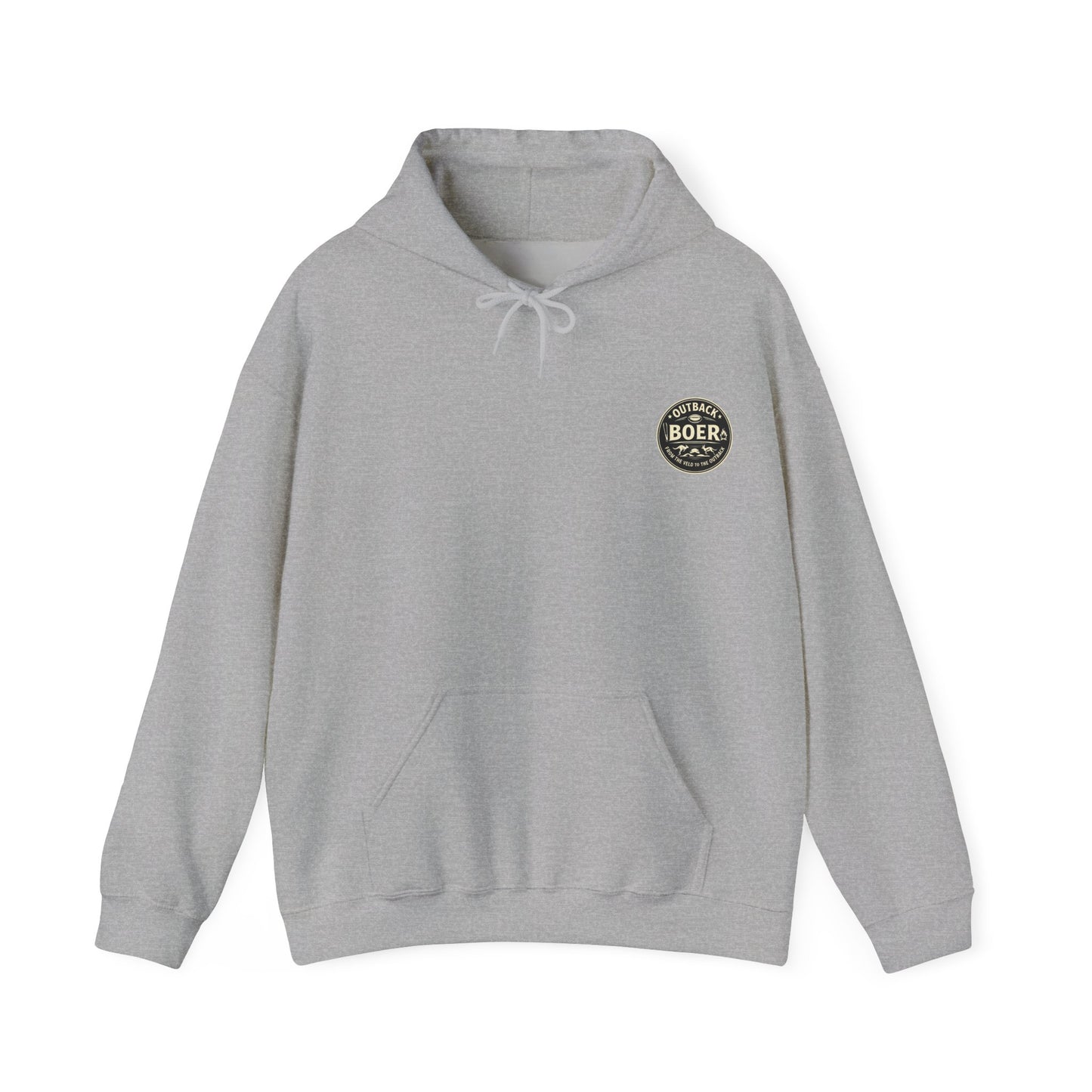 Outback Boer Hoodie – Vintage Ranch Logo Pullover