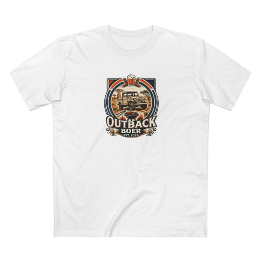 Outback Boer Vintage Truck Tee — White Writing