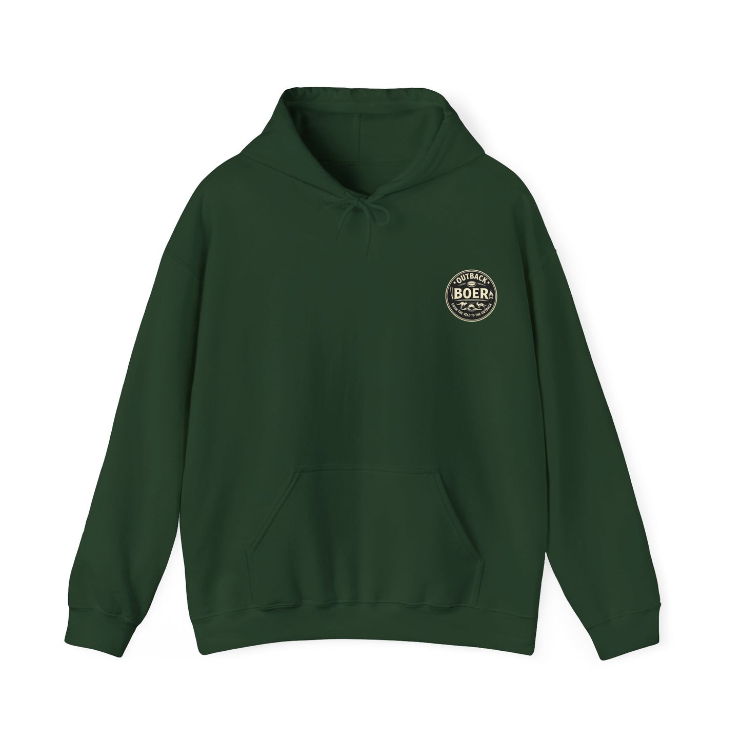 Outback Boer Hoodie – Vintage Ranch Logo Pullover