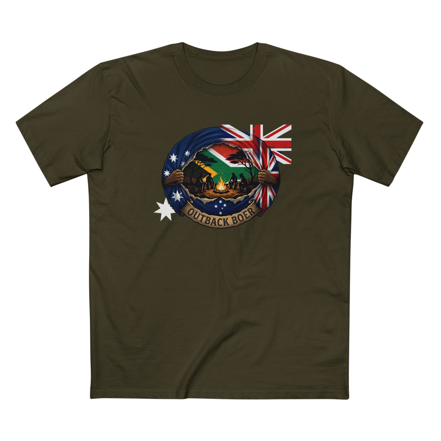 Outback South African / Australia Flag Graphic Tee