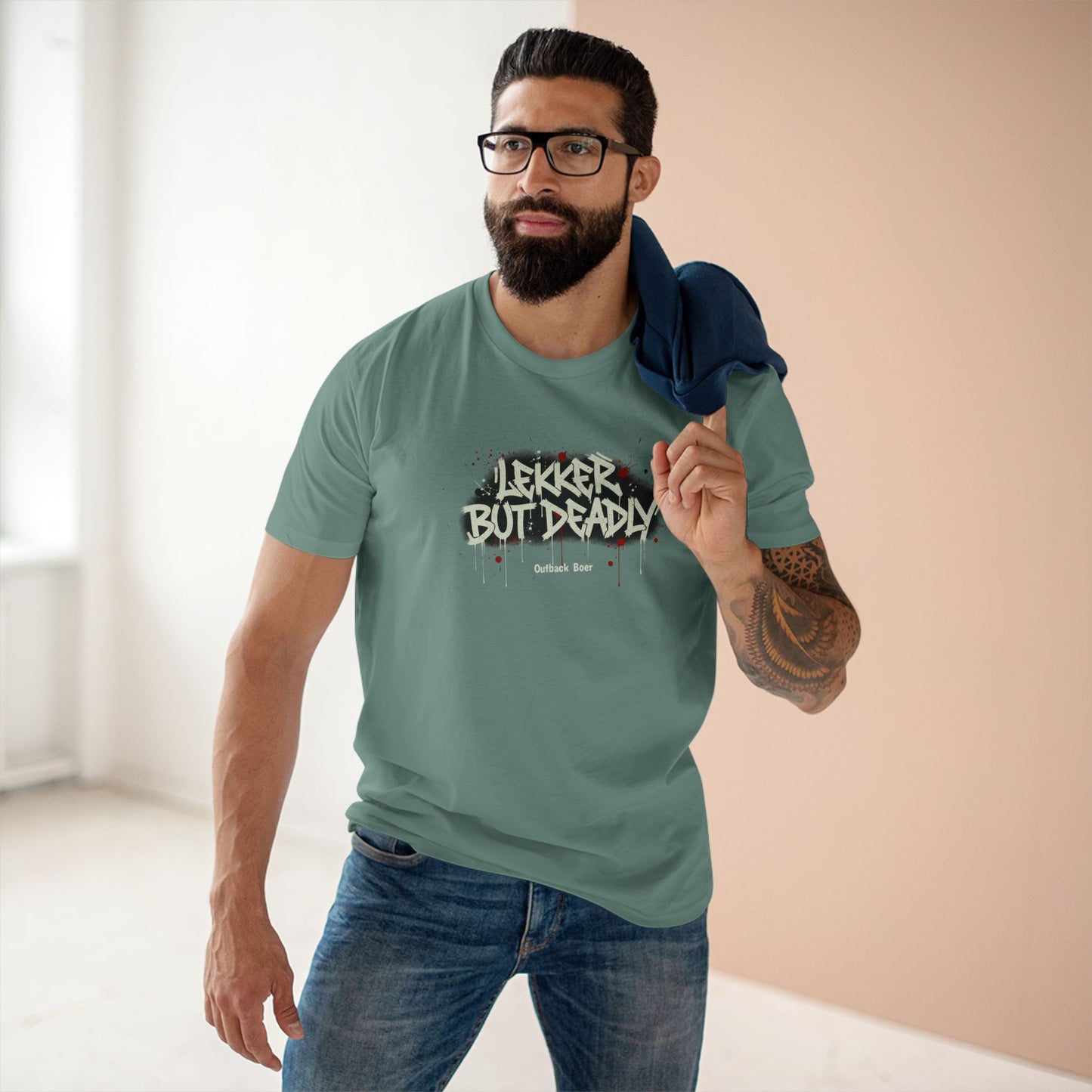 T-Shirt — "Lekker But Deadly" Graffiti Style Tee