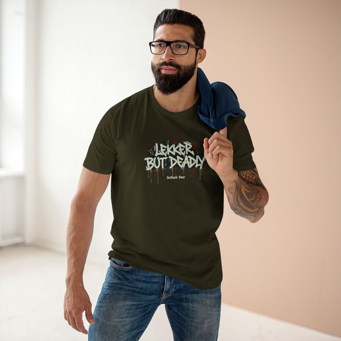T-Shirt — "Lekker But Deadly" Graffiti Style Tee