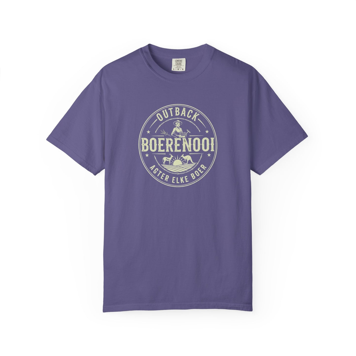 Boerenooi Outback Patch T-Shirt — Vintage Outdoors Badge Tee
