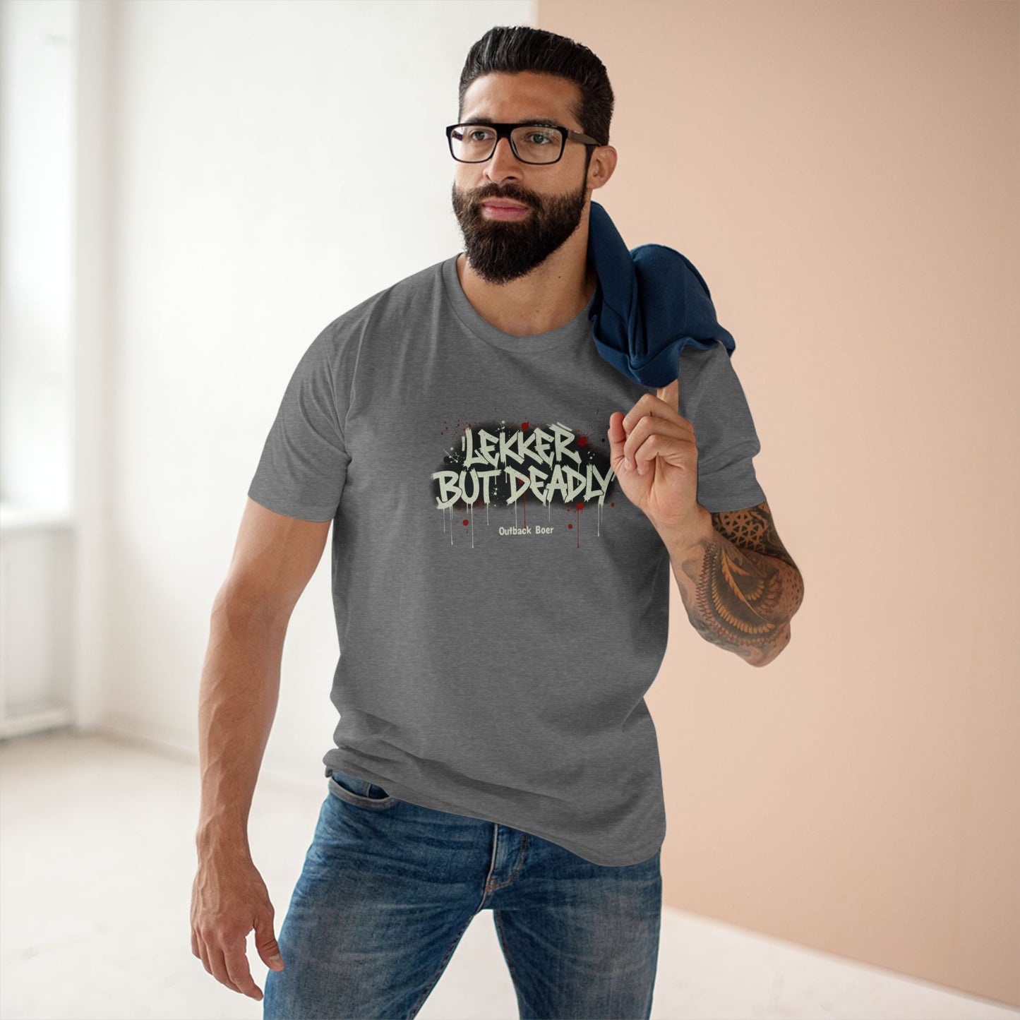 T-Shirt — "Lekker But Deadly" Graffiti Style Tee