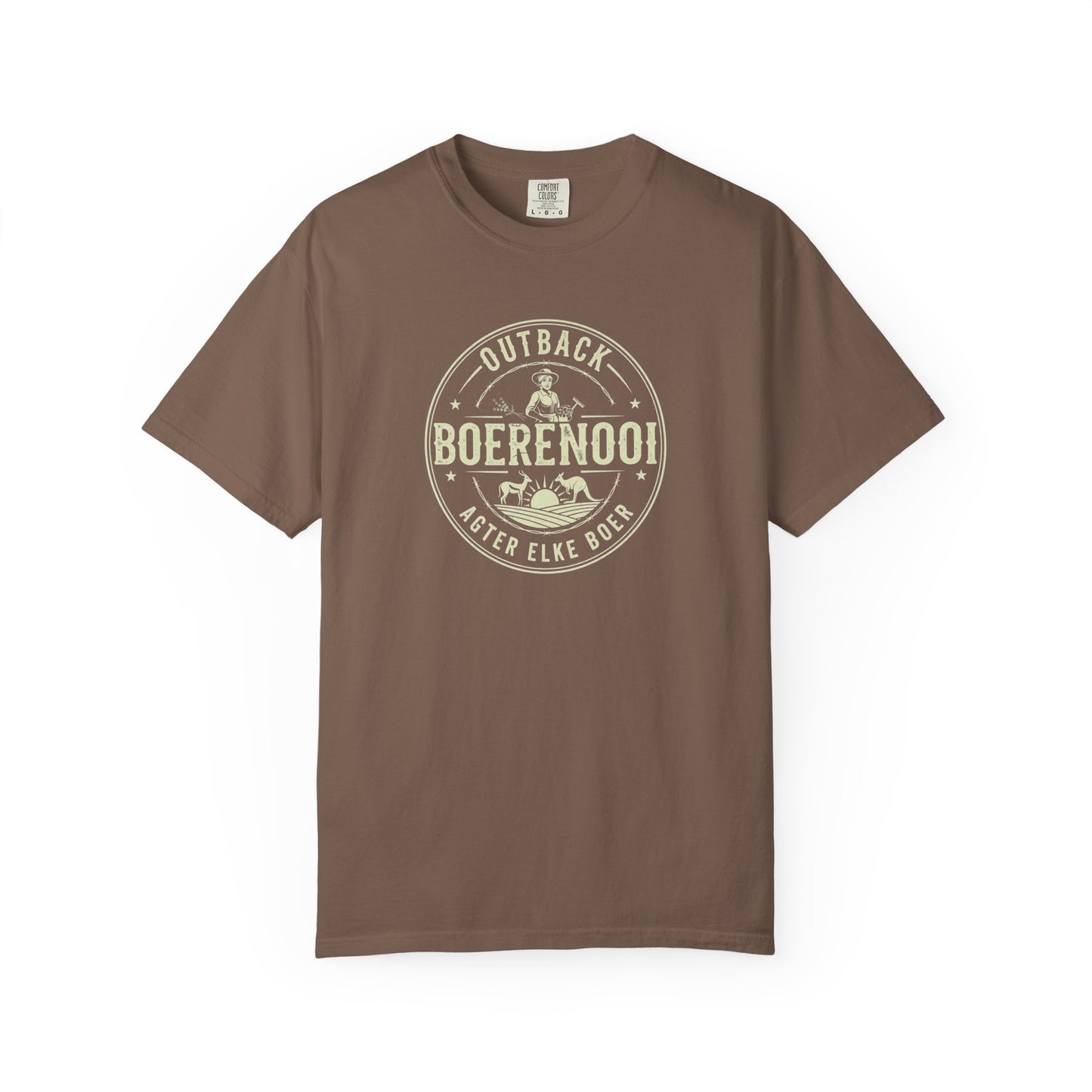 Boerenooi Outback Patch T-Shirt — Vintage Outdoors Badge Tee