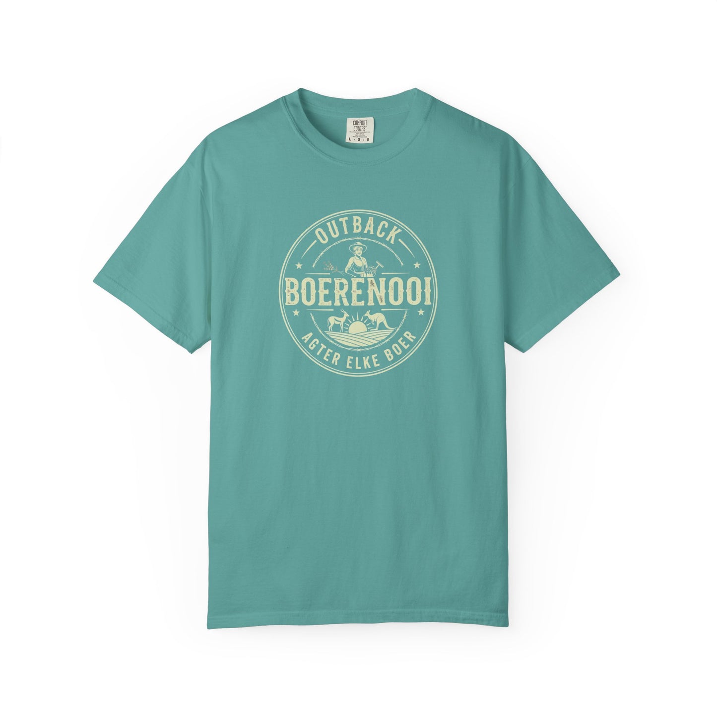 Boerenooi Outback Patch T-Shirt — Vintage Outdoors Badge Tee