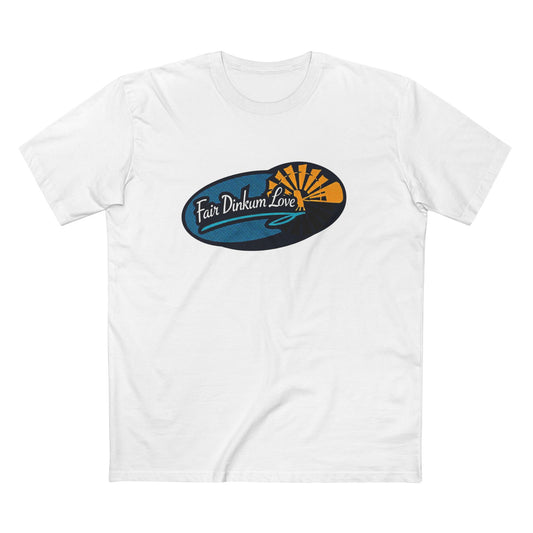 Fair Dinkum Love Tee — Vintage Surf Sunset Graphic T‑Shirt