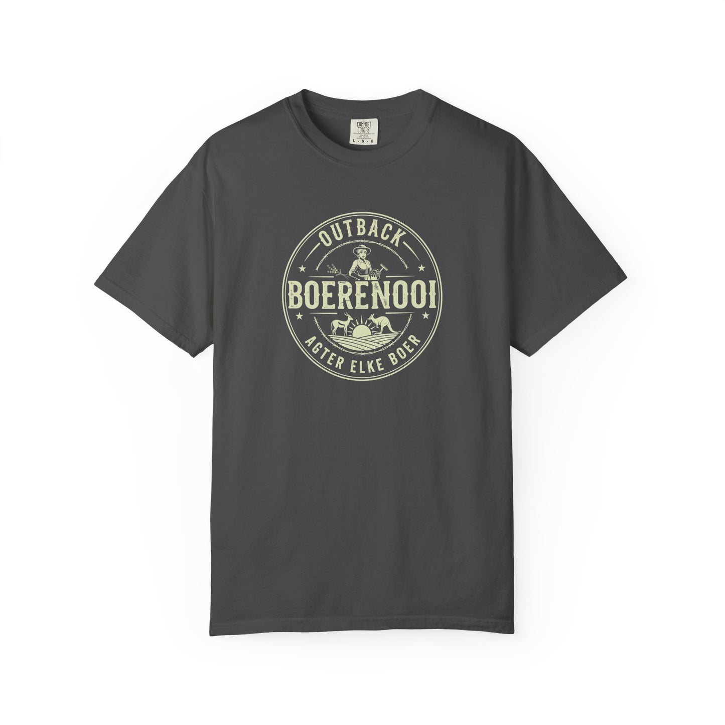 Boerenooi Outback Patch T-Shirt — Vintage Outdoors Badge Tee