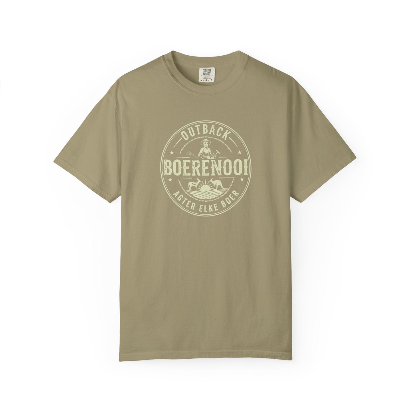 Boerenooi Outback Patch T-Shirt — Vintage Outdoors Badge Tee