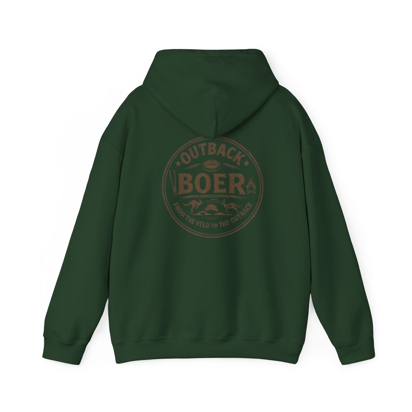 Outback Boer Hoodie – Vintage Ranch Logo Pullover
