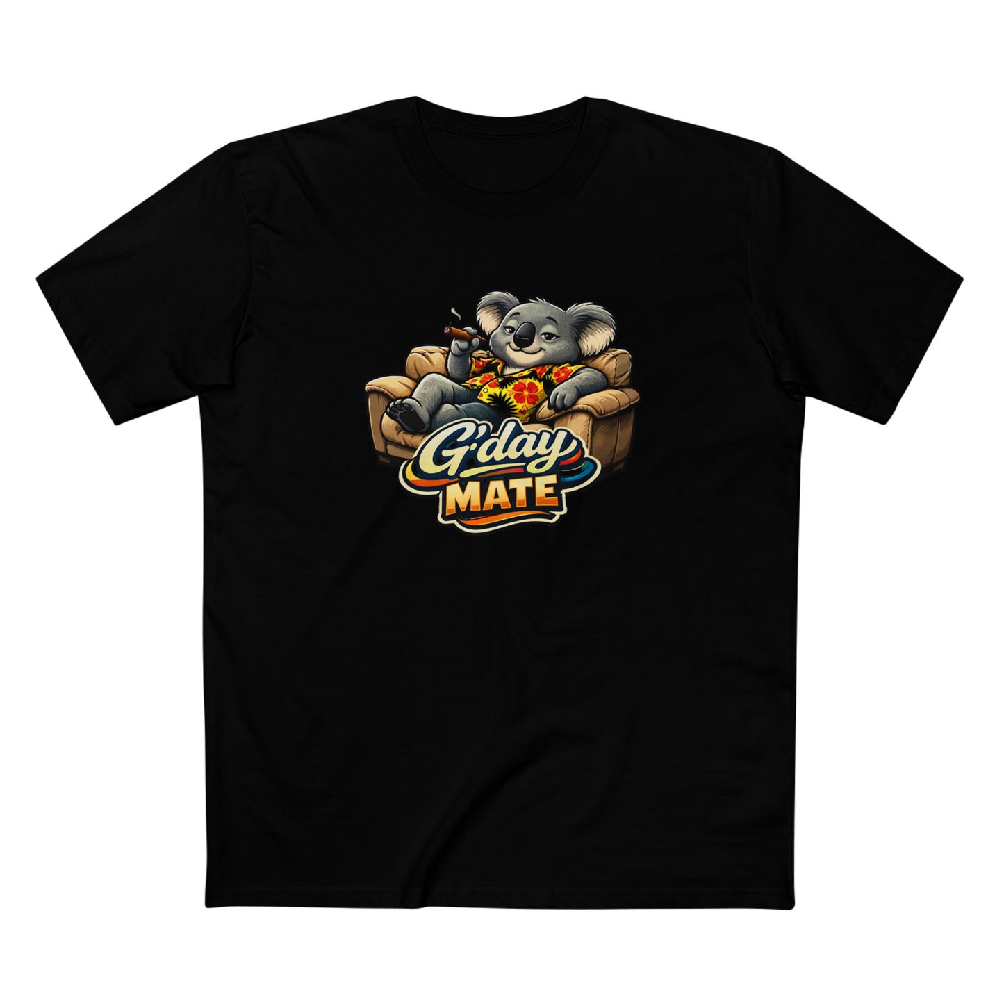 T-Shirt — 'G'day Mate' Relaxed Koala Graphic Tee