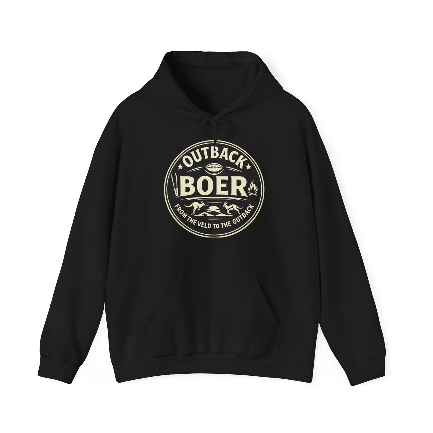 Outback Boer Hoodie – Rustic Ranch Badge Pullover