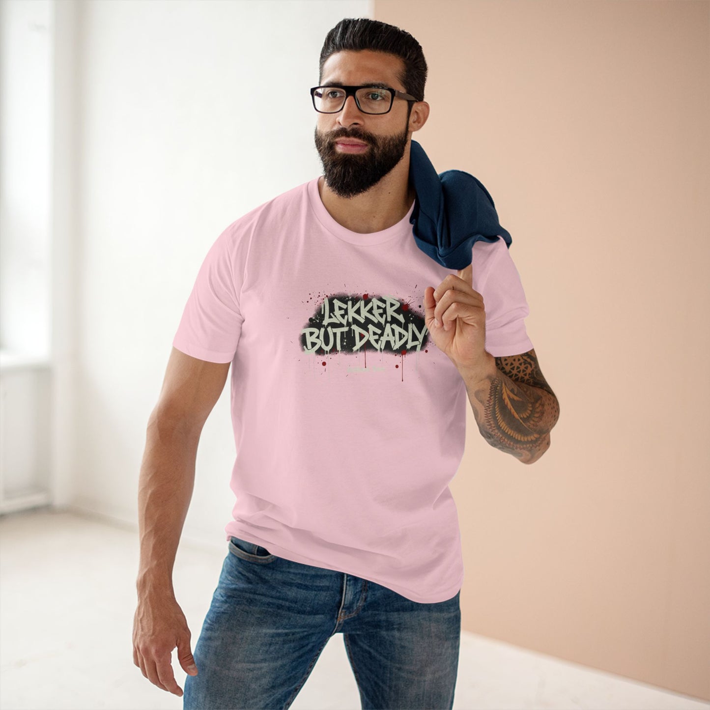T-Shirt — "Lekker But Deadly" Graffiti Style Tee