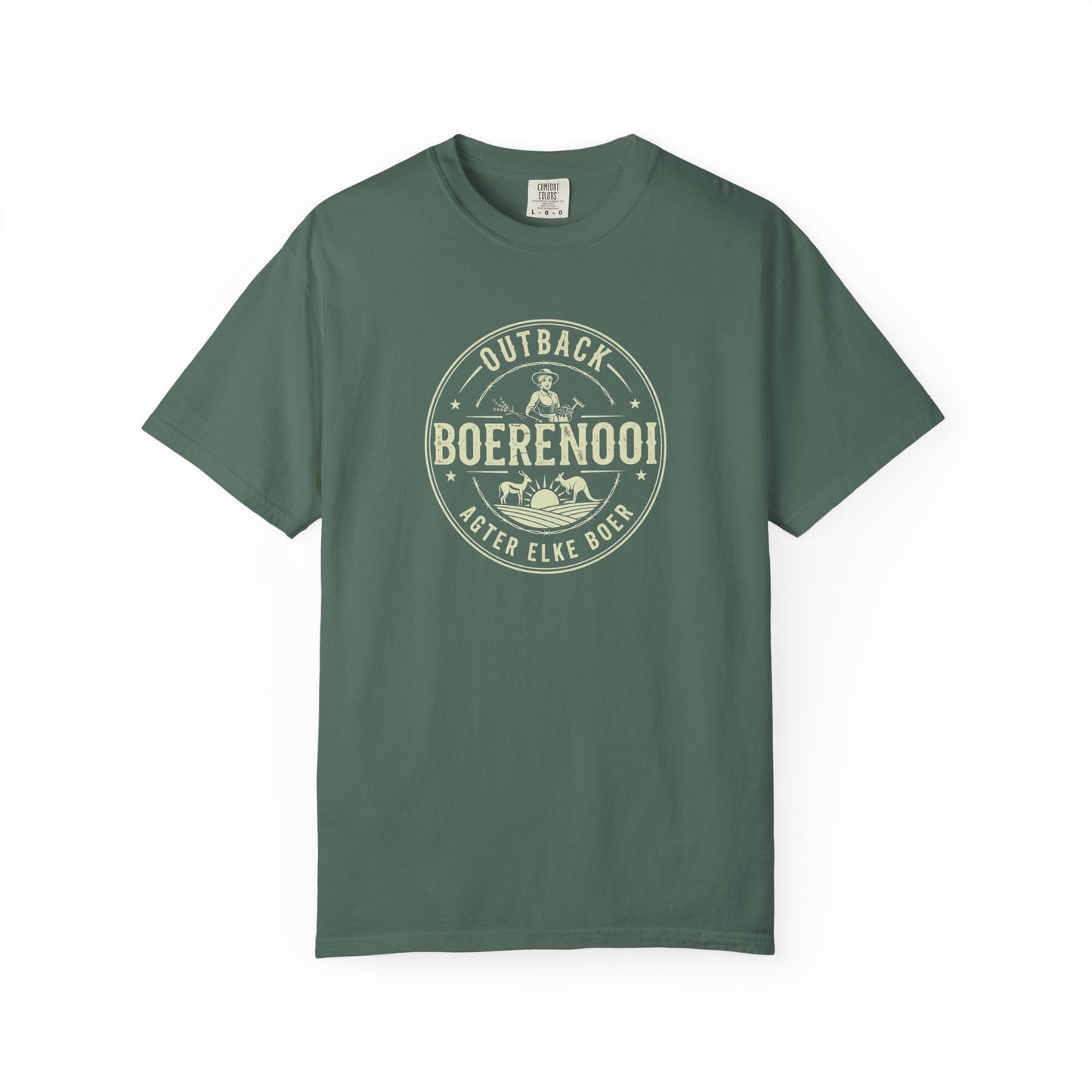 Boerenooi Outback Patch T-Shirt — Vintage Outdoors Badge Tee