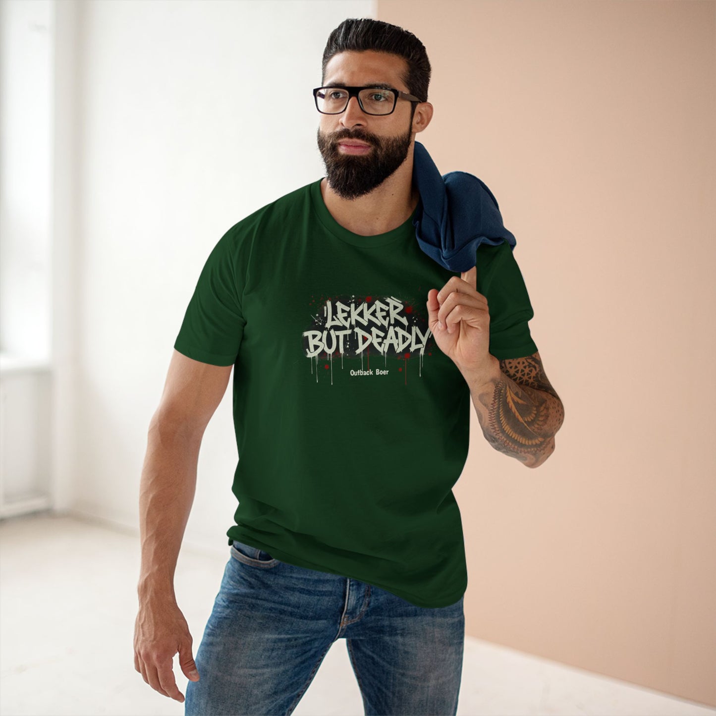 T-Shirt — "Lekker But Deadly" Graffiti Style Tee