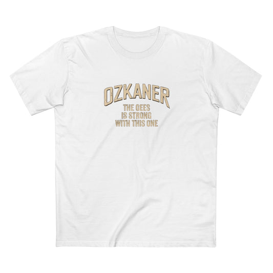 OZKANER Strength Tee — "The Ones Be Strong With This One" Cream