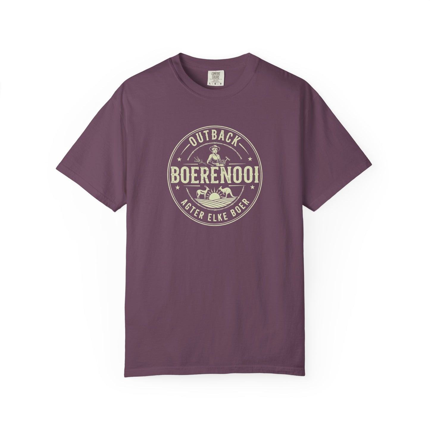 Boerenooi Outback Patch T-Shirt — Vintage Outdoors Badge Tee