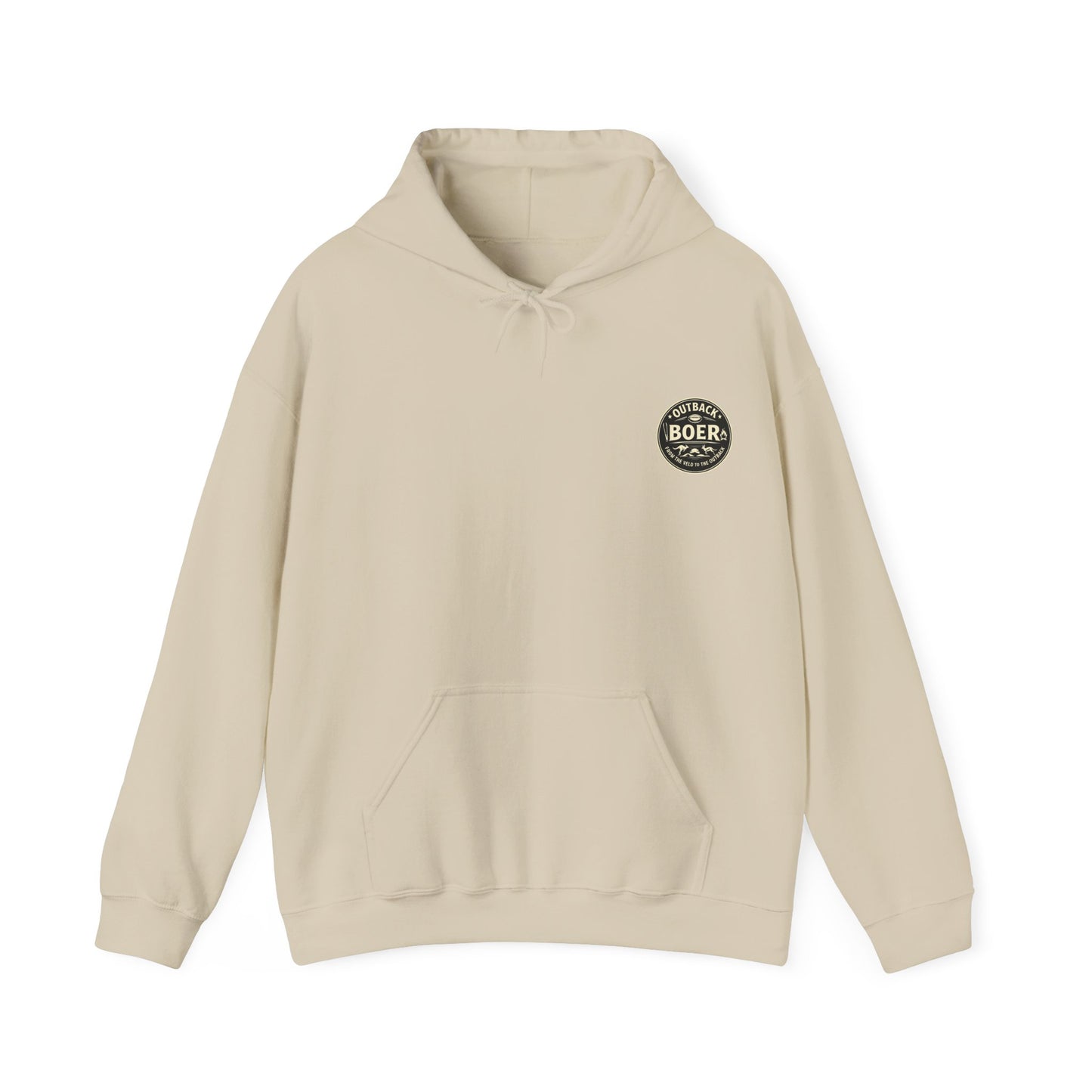 Outback Boer Hoodie – Vintage Ranch Logo Pullover