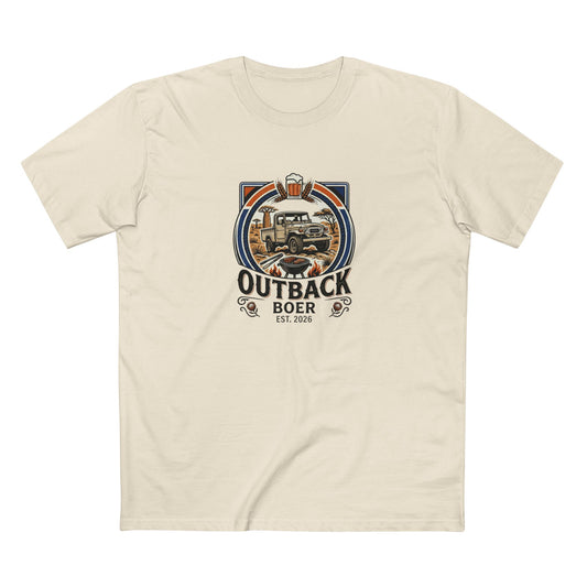Outback Boer T‑Shirt — Black Writing