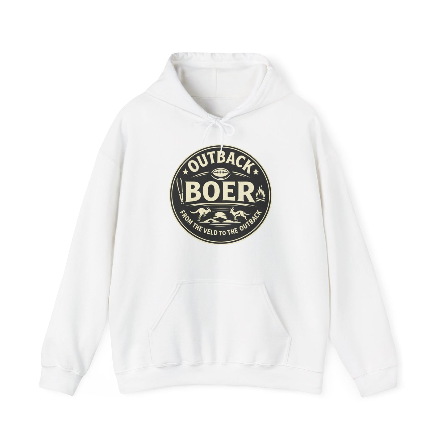Outback Boer Hoodie – Rustic Ranch Badge Pullover