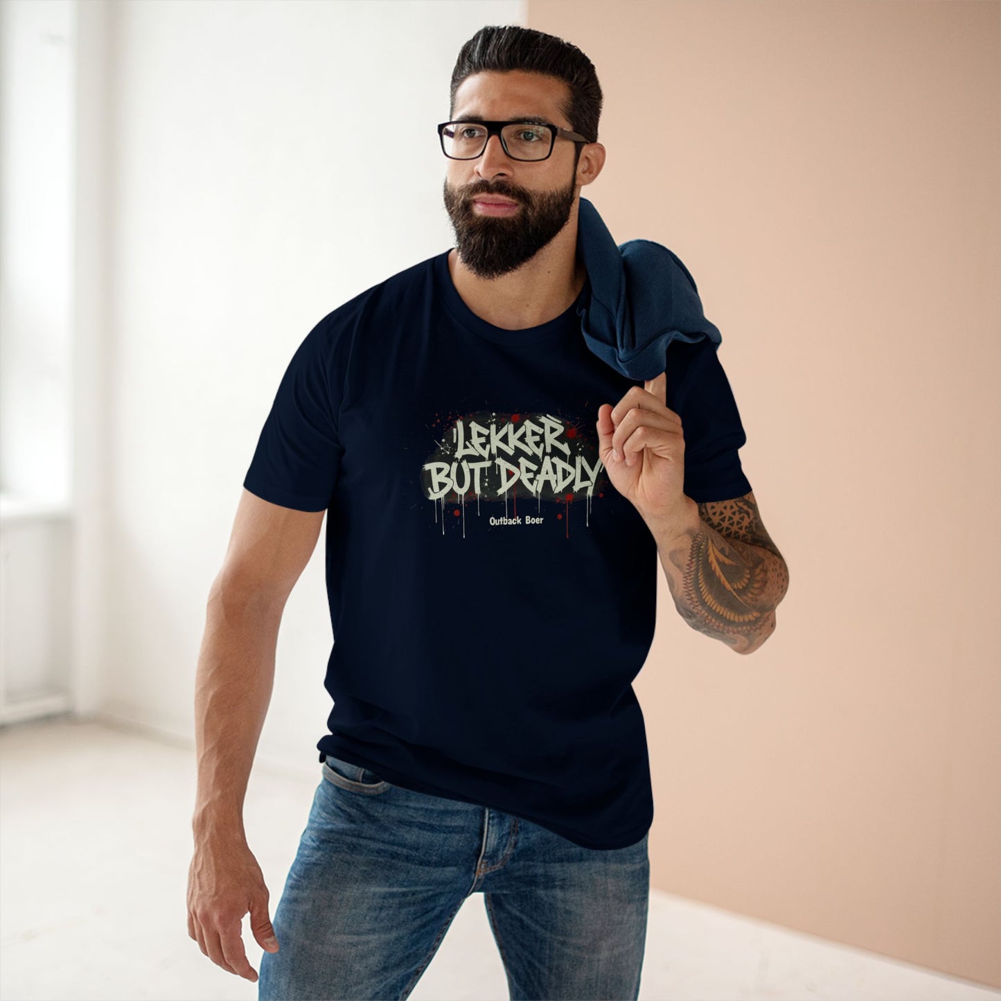 T-Shirt — "Lekker But Deadly" Graffiti Style Tee
