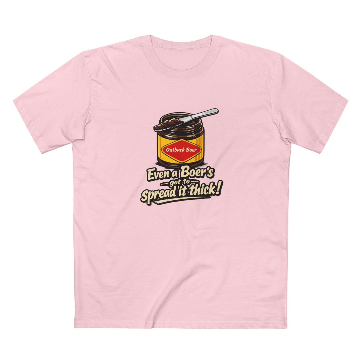 Jam Jar Tee — "Even a Boer’s got to Spread it Thick!" Graphic T‑Shirt