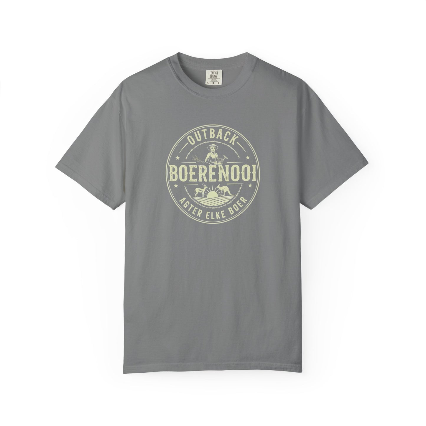 Boerenooi Outback Patch T-Shirt — Vintage Outdoors Badge Tee