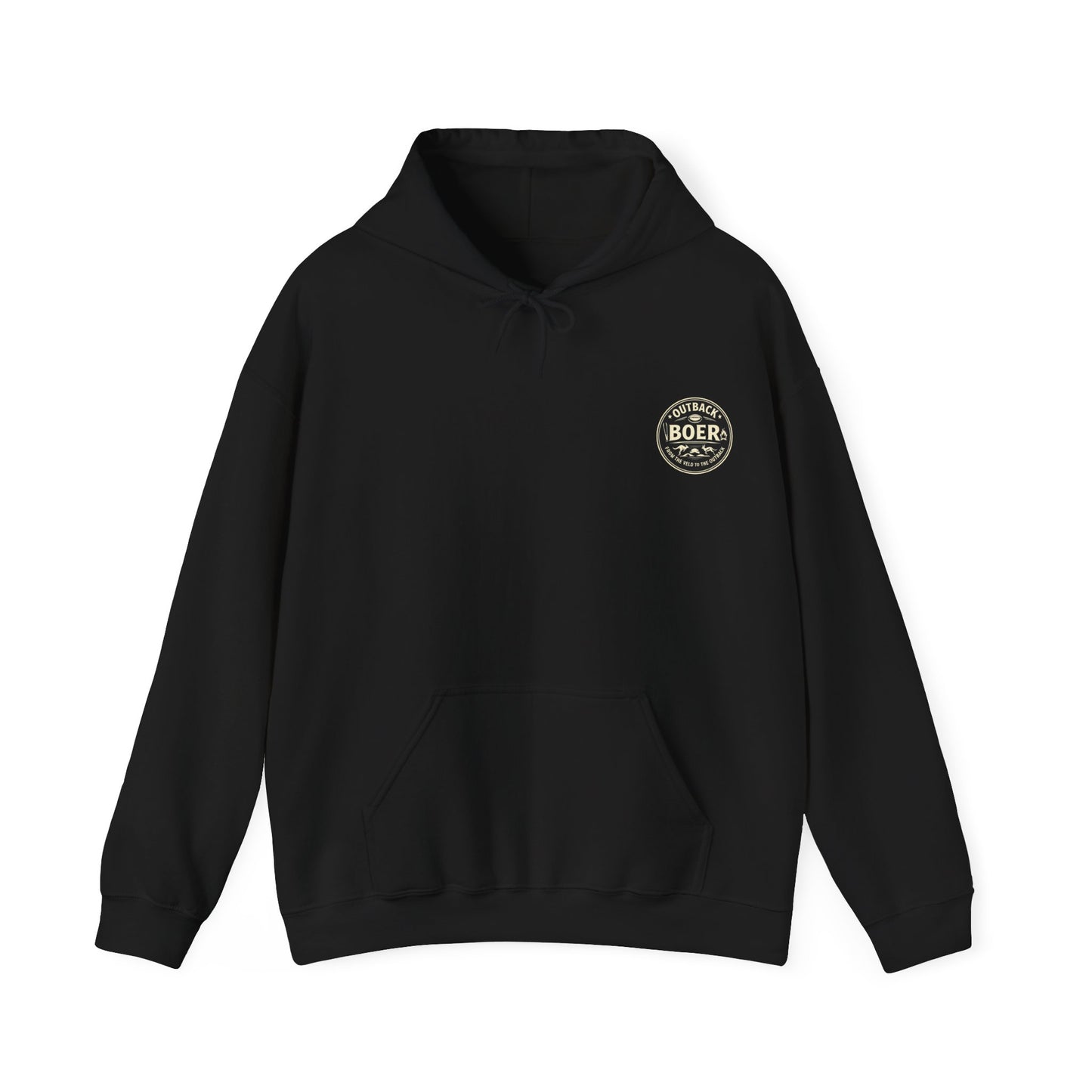 Outback Boer Hoodie – Vintage Ranch Logo Pullover