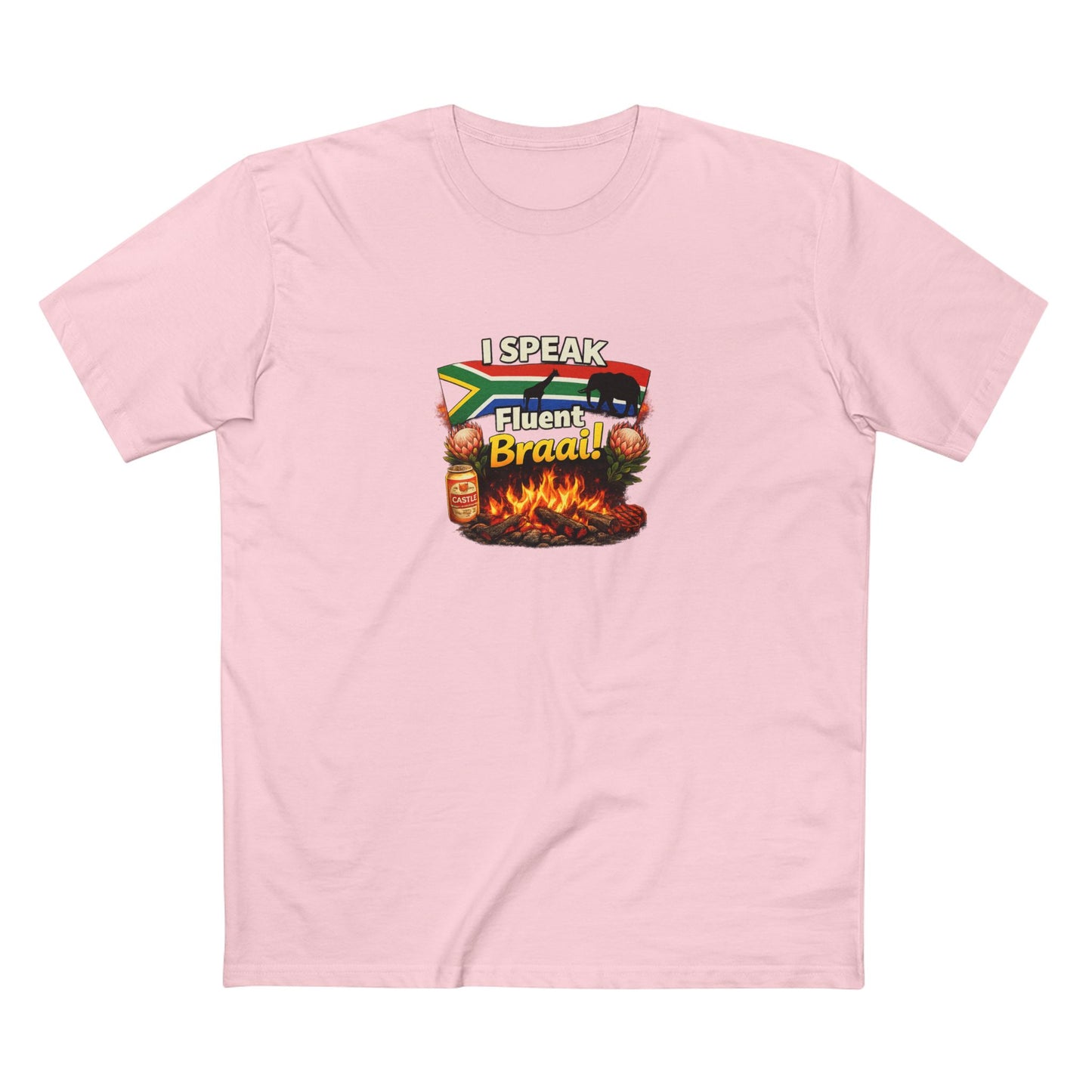 T-Shirt — I Speak Fluent Braai BBQ Tee (South African Grill Lover)
