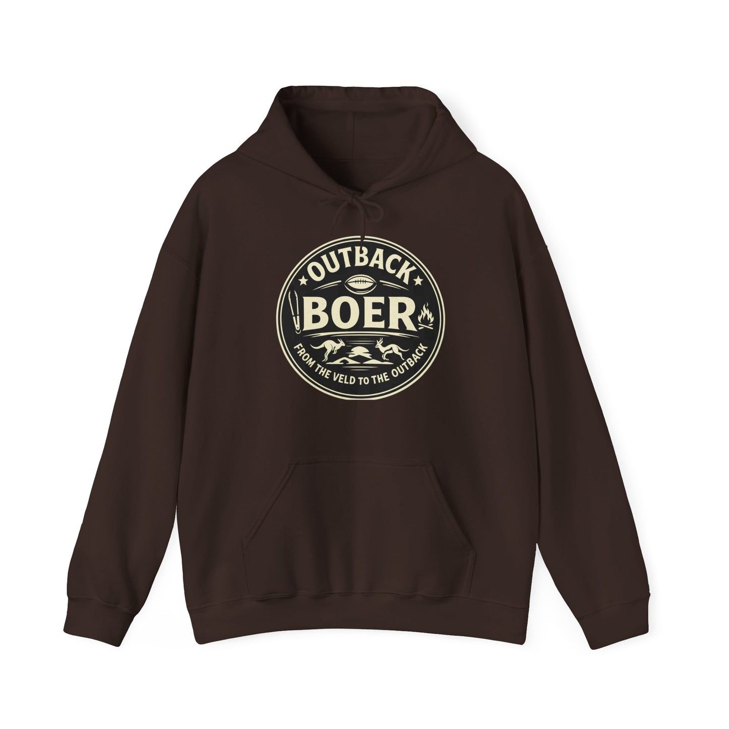Outback Boer Hoodie – Rustic Ranch Badge Pullover