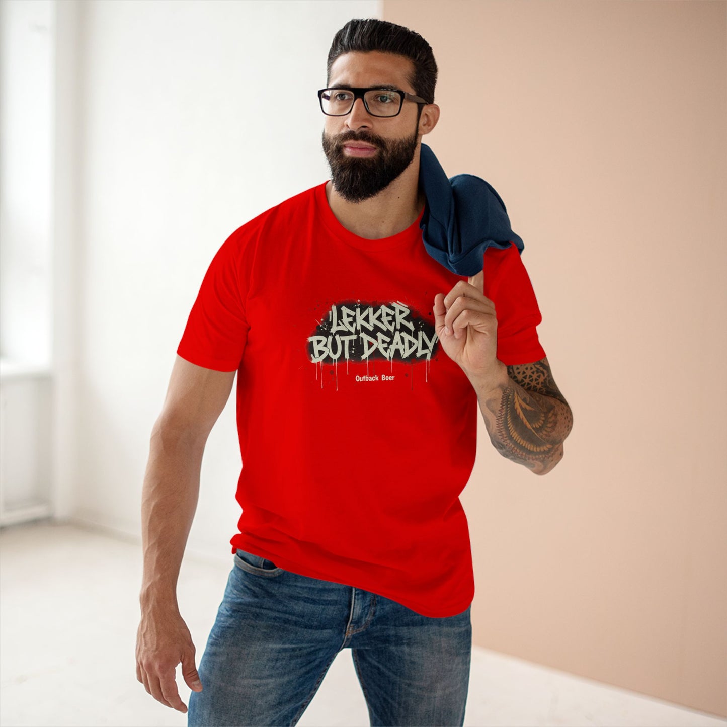 T-Shirt — "Lekker But Deadly" Graffiti Style Tee