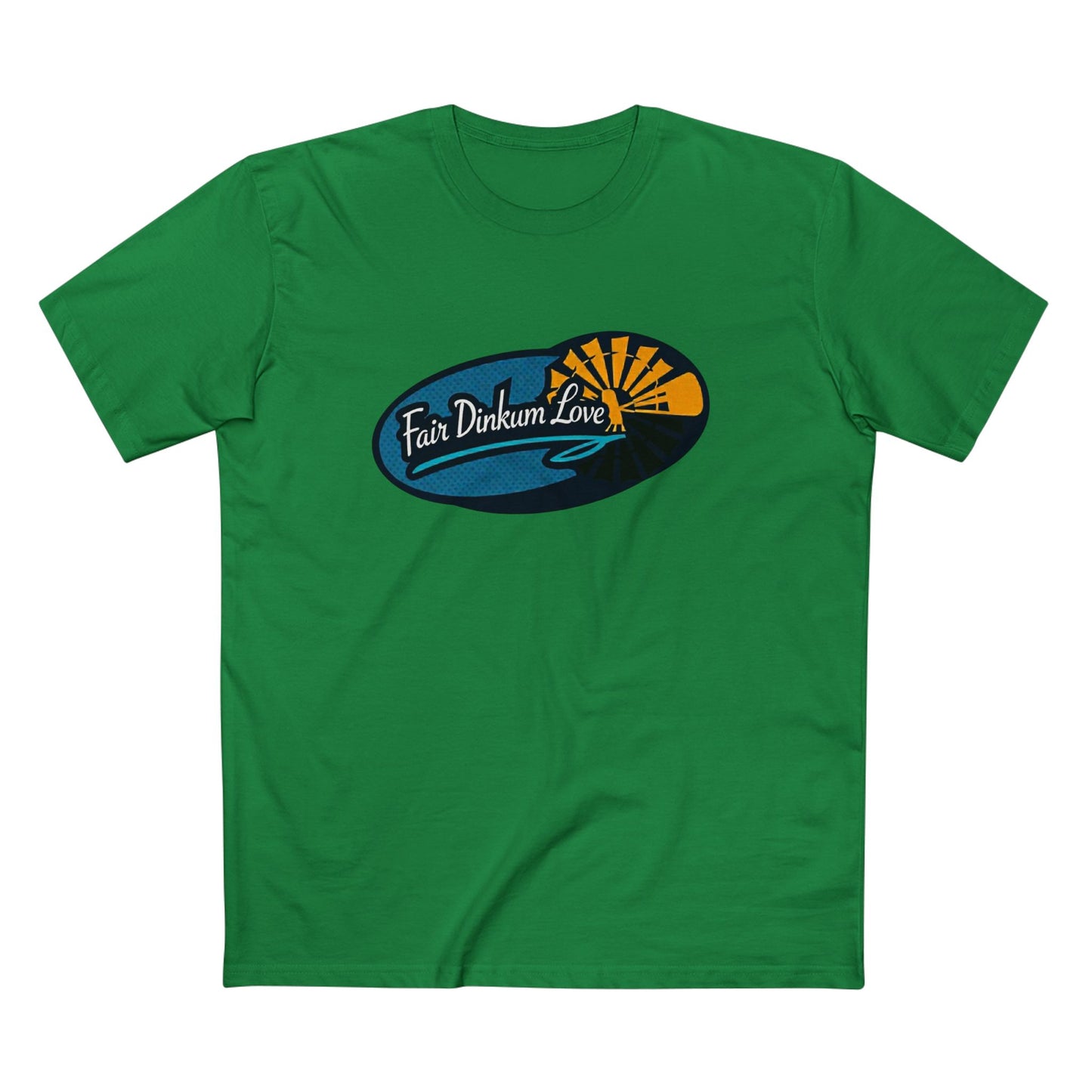Fair Dinkum Love Tee — Vintage Surf Sunset Graphic T‑Shirt