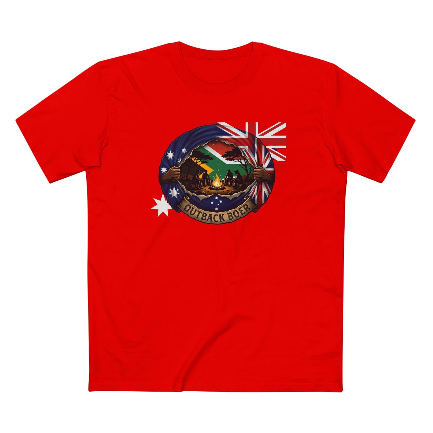Outback South African / Australia Flag Graphic Tee