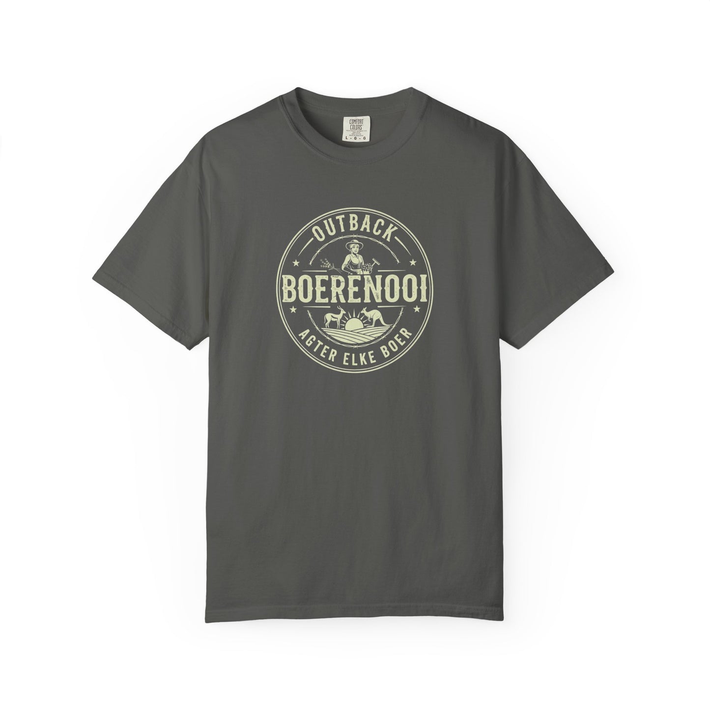 Boerenooi Outback Patch T-Shirt — Vintage Outdoors Badge Tee