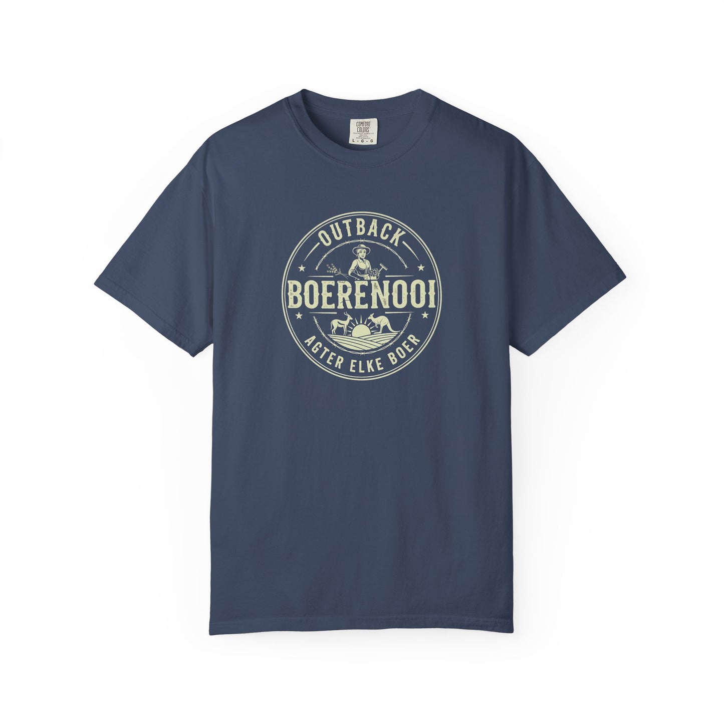 Boerenooi Outback Patch T-Shirt — Vintage Outdoors Badge Tee