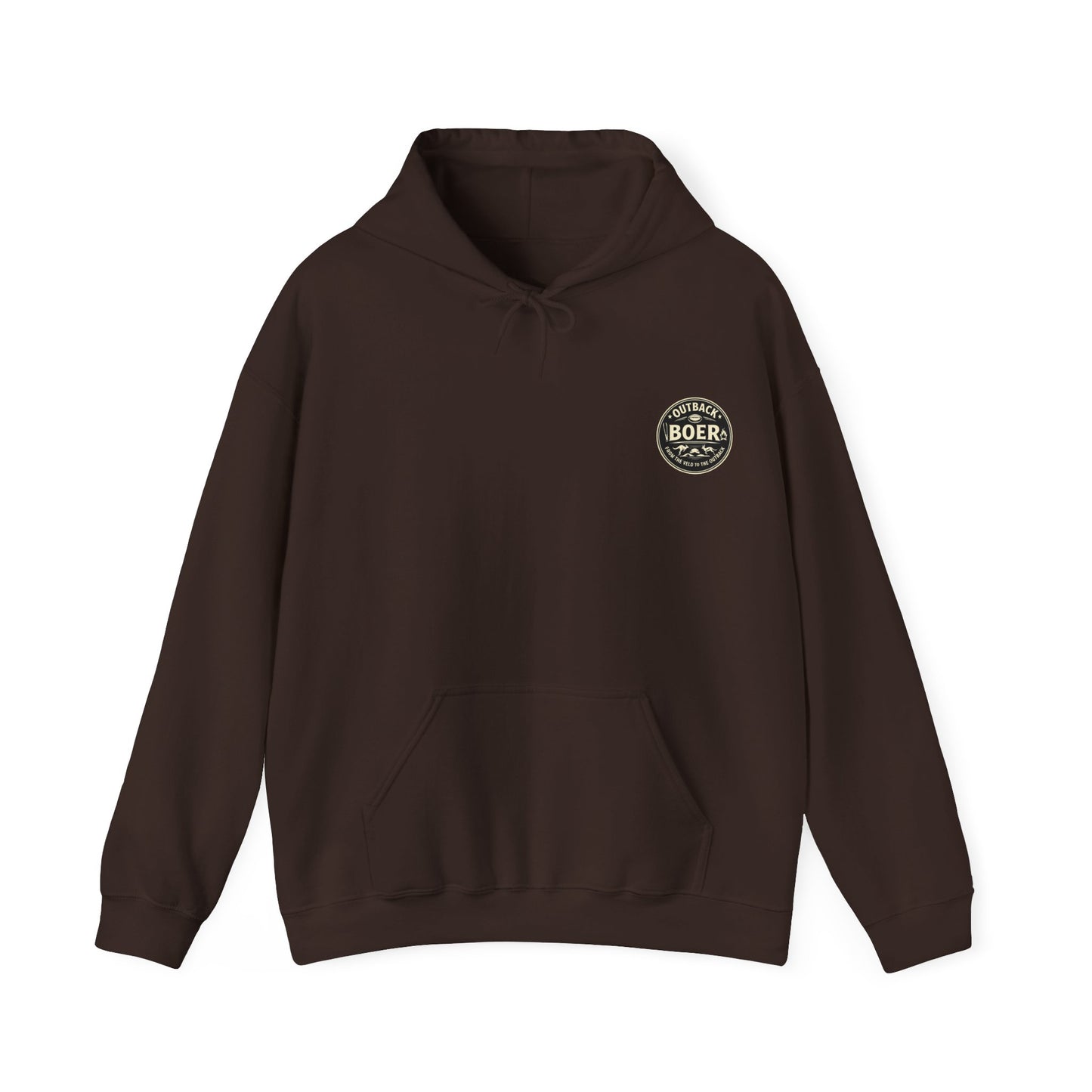 Outback Boer Hoodie – Vintage Ranch Logo Pullover