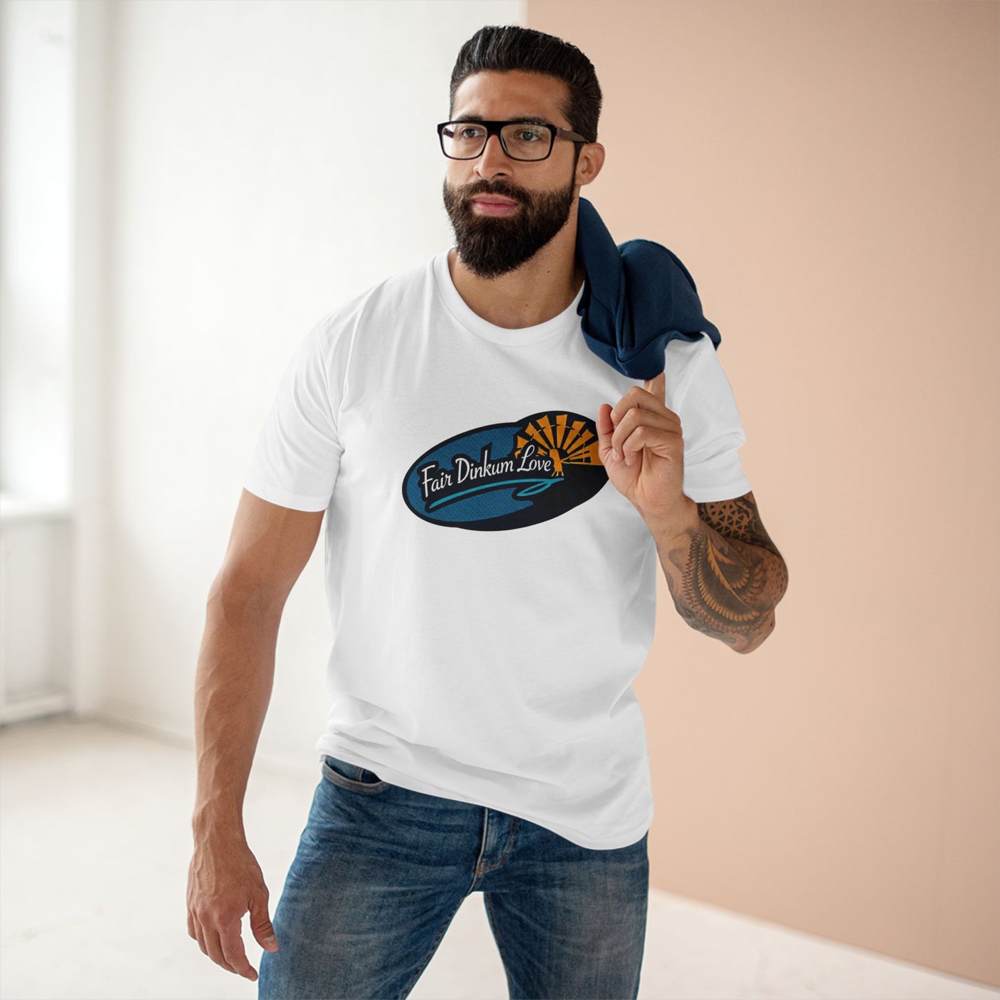 Fair Dinkum Love Tee — Vintage Surf Sunset Graphic T‑Shirt