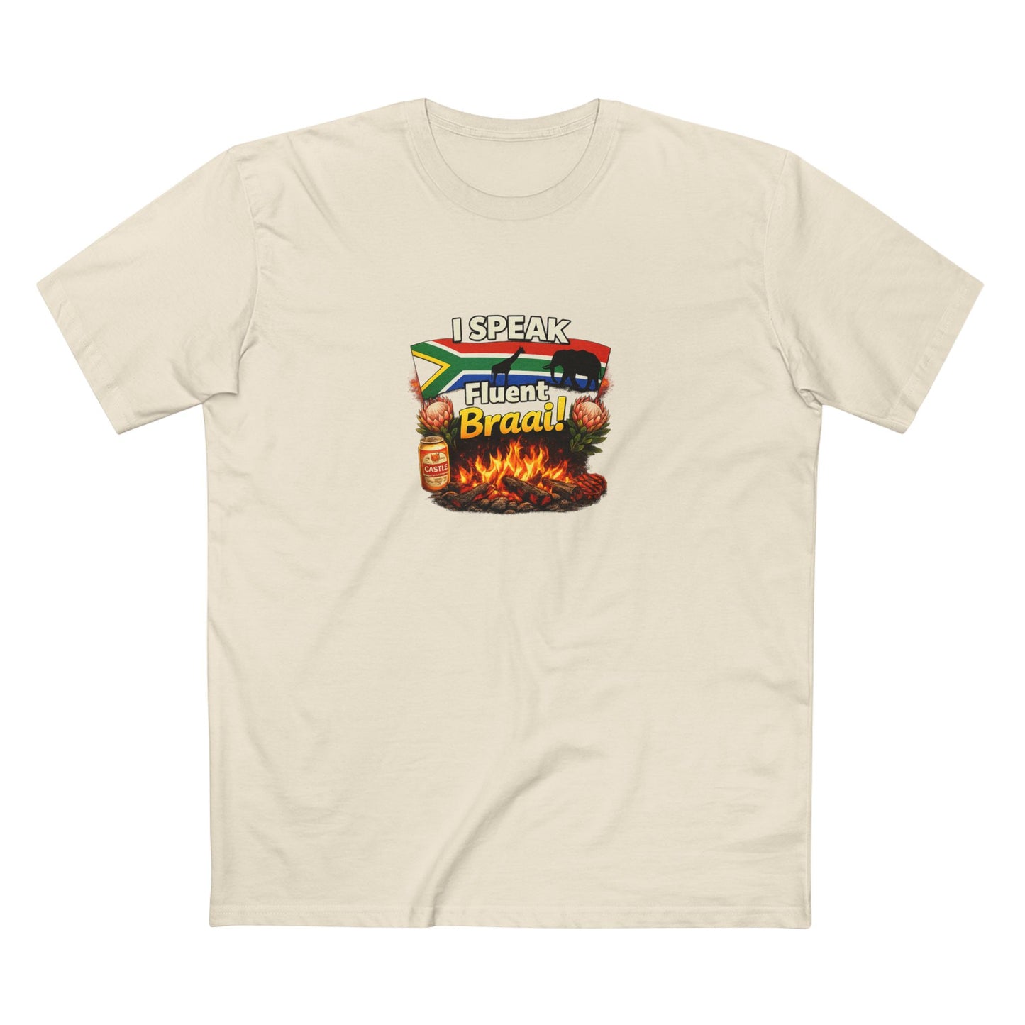 T-Shirt — I Speak Fluent Braai BBQ Tee (South African Grill Lover)