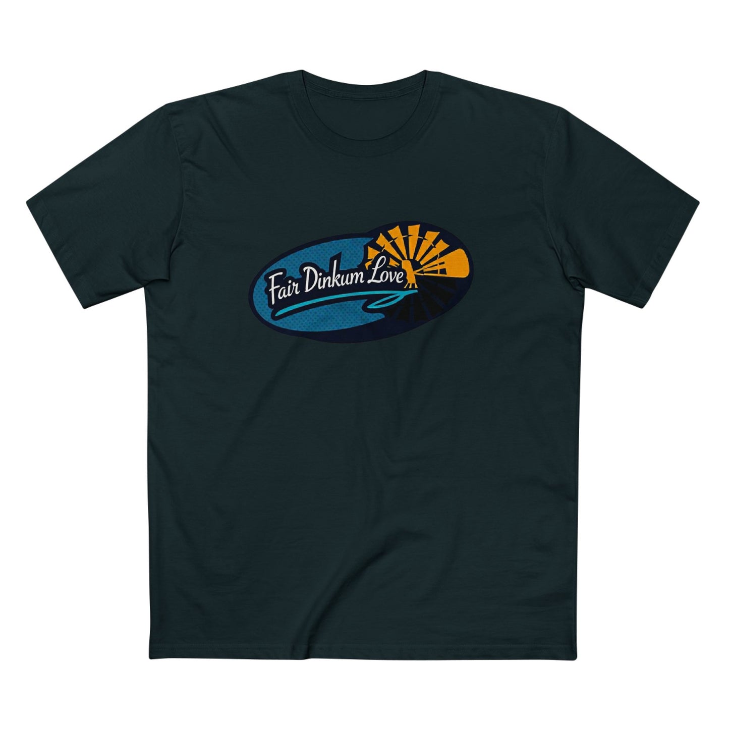 Fair Dinkum Love Tee — Vintage Surf Sunset Graphic T‑Shirt