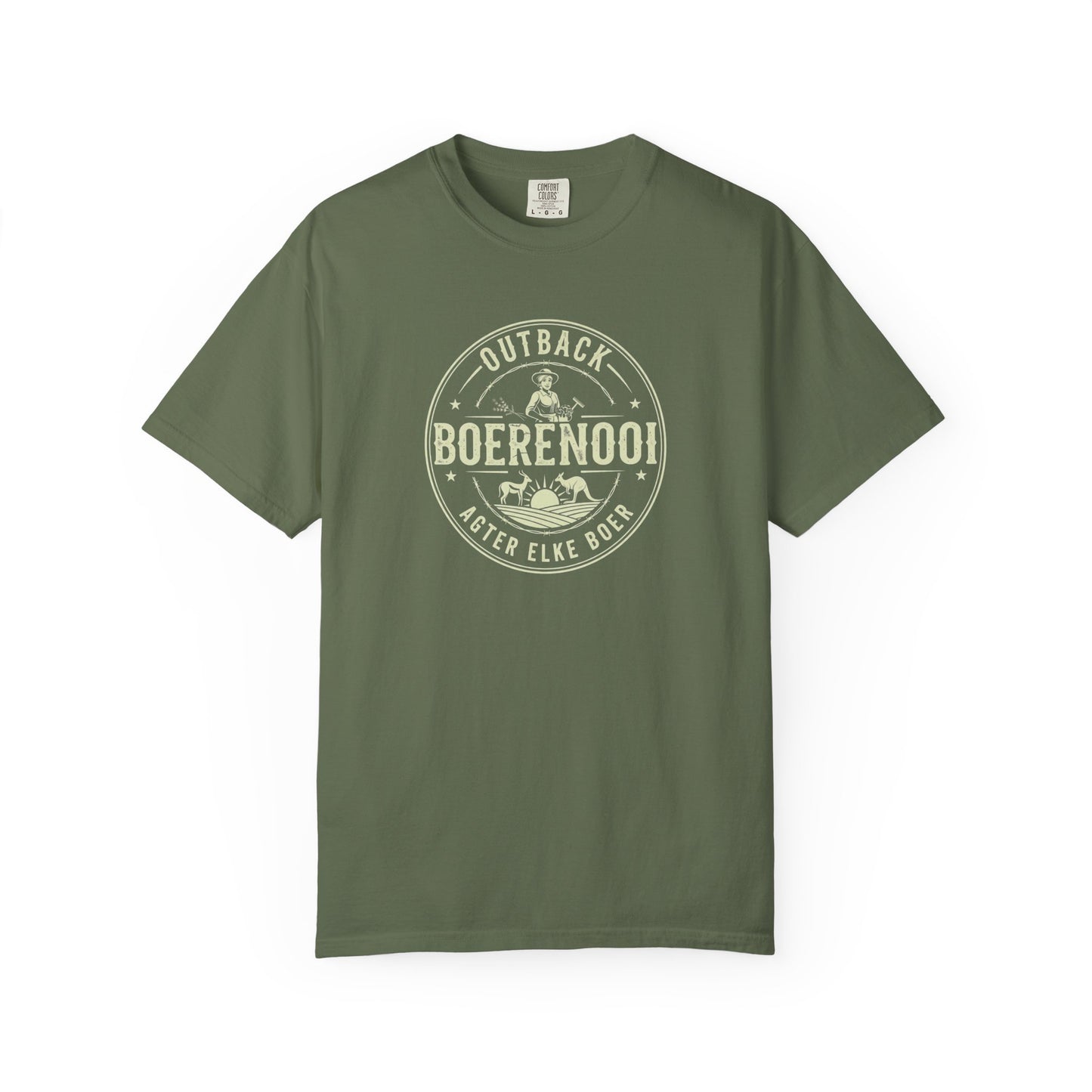 Boerenooi Outback Patch T-Shirt — Vintage Outdoors Badge Tee