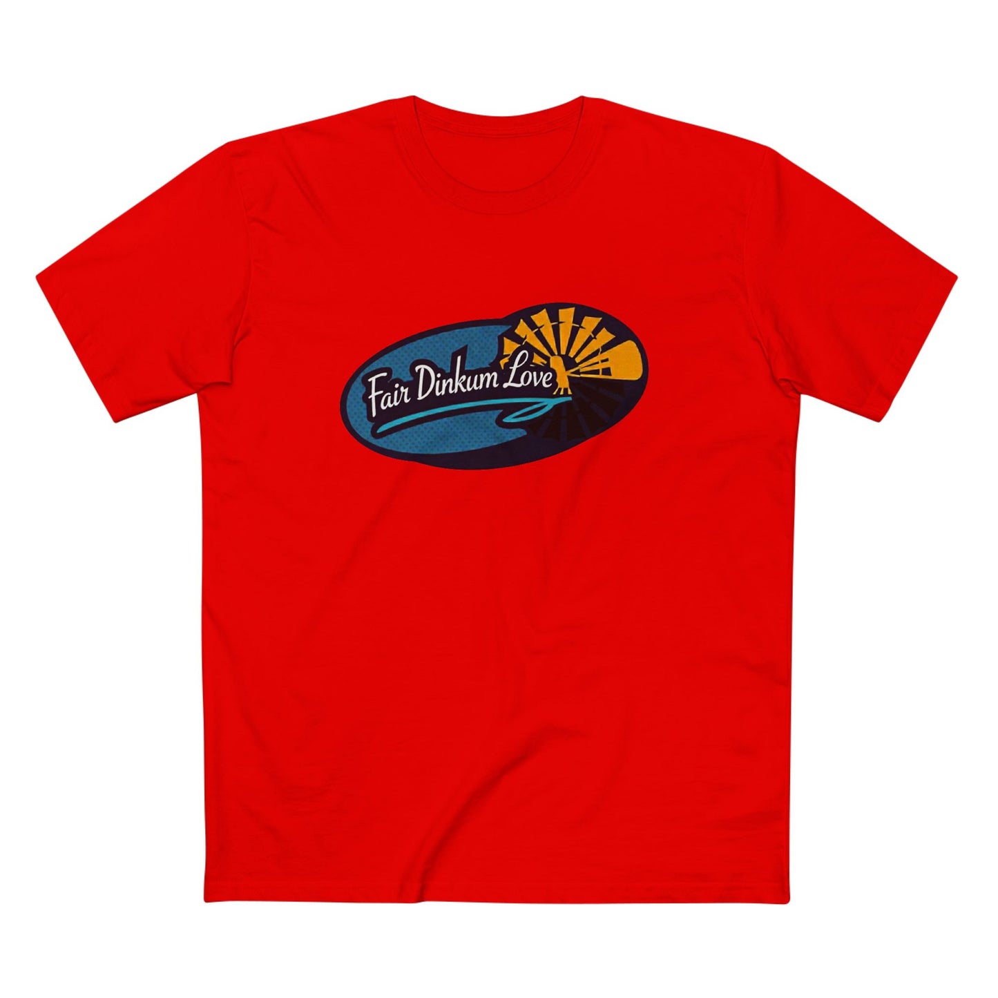 Fair Dinkum Love Tee — Vintage Surf Sunset Graphic T‑Shirt