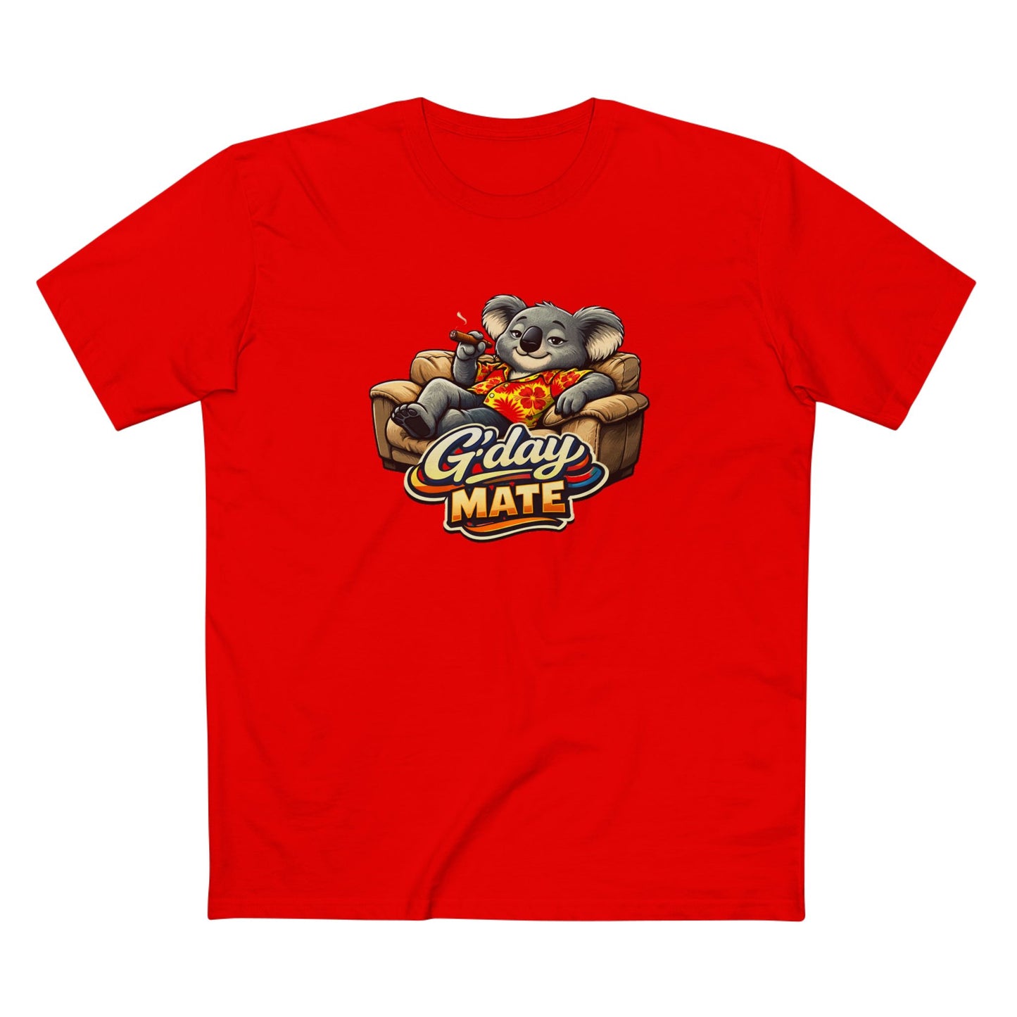 T-Shirt — 'G'day Mate' Relaxed Koala Graphic Tee