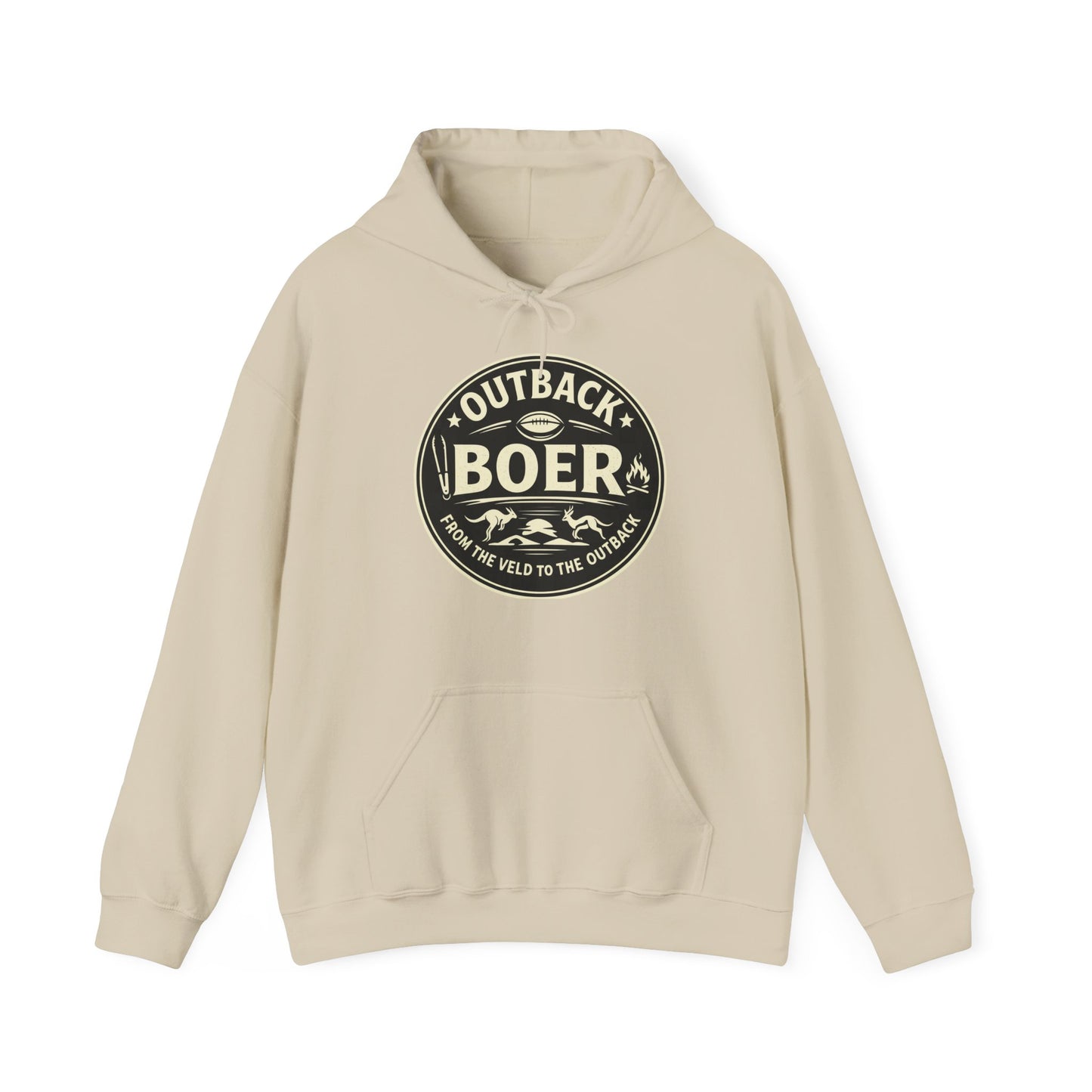 Outback Boer Hoodie – Rustic Ranch Badge Pullover